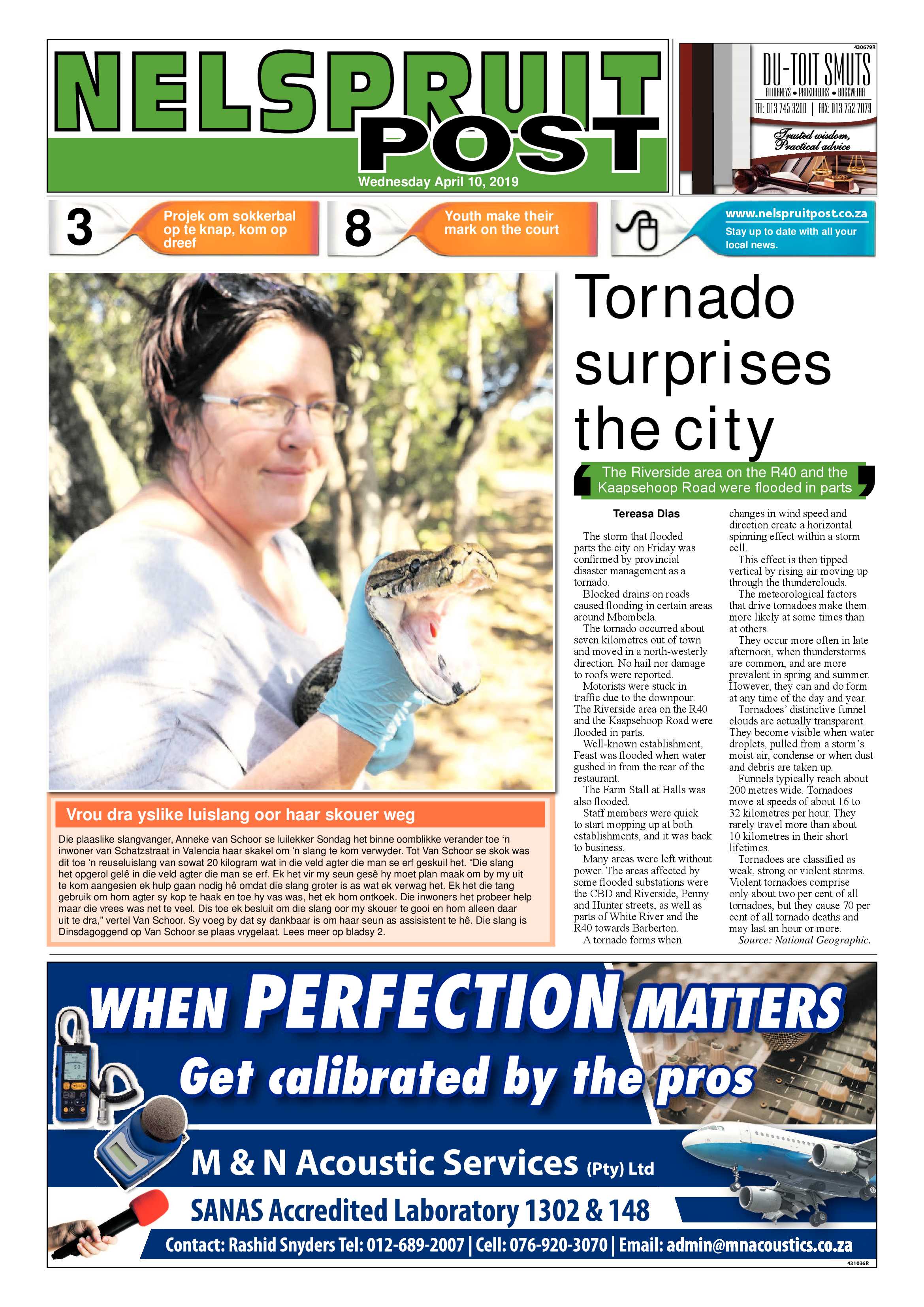 Nelspruit Post 10 April 2019 page 1