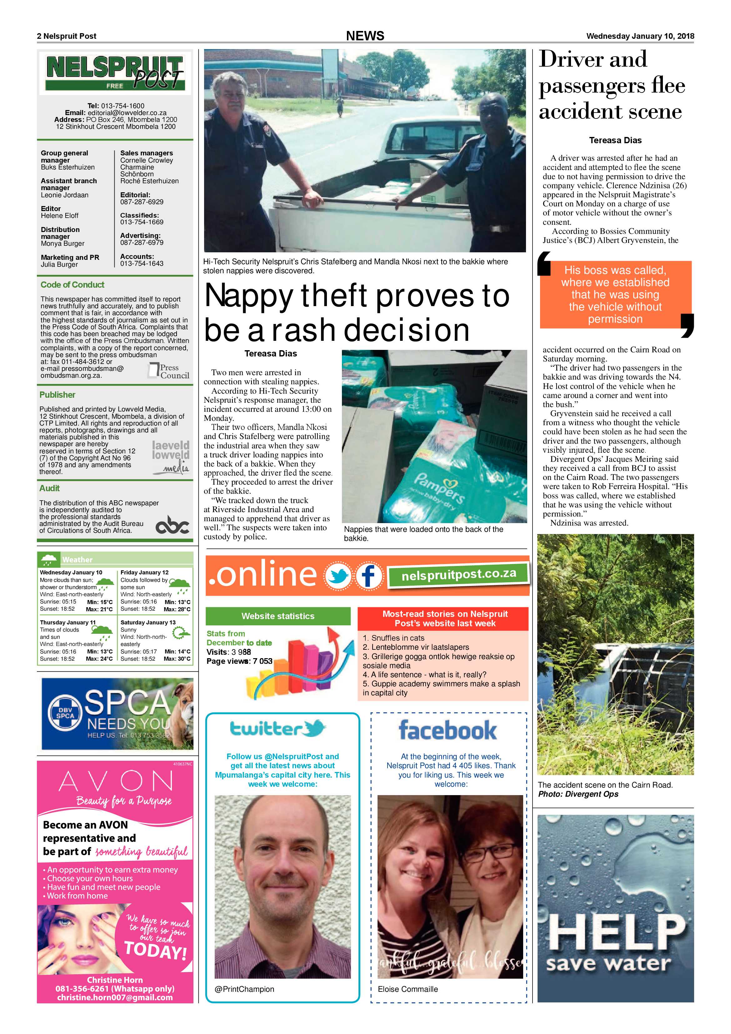 Nelspruit Post 10 January 2018 page 2