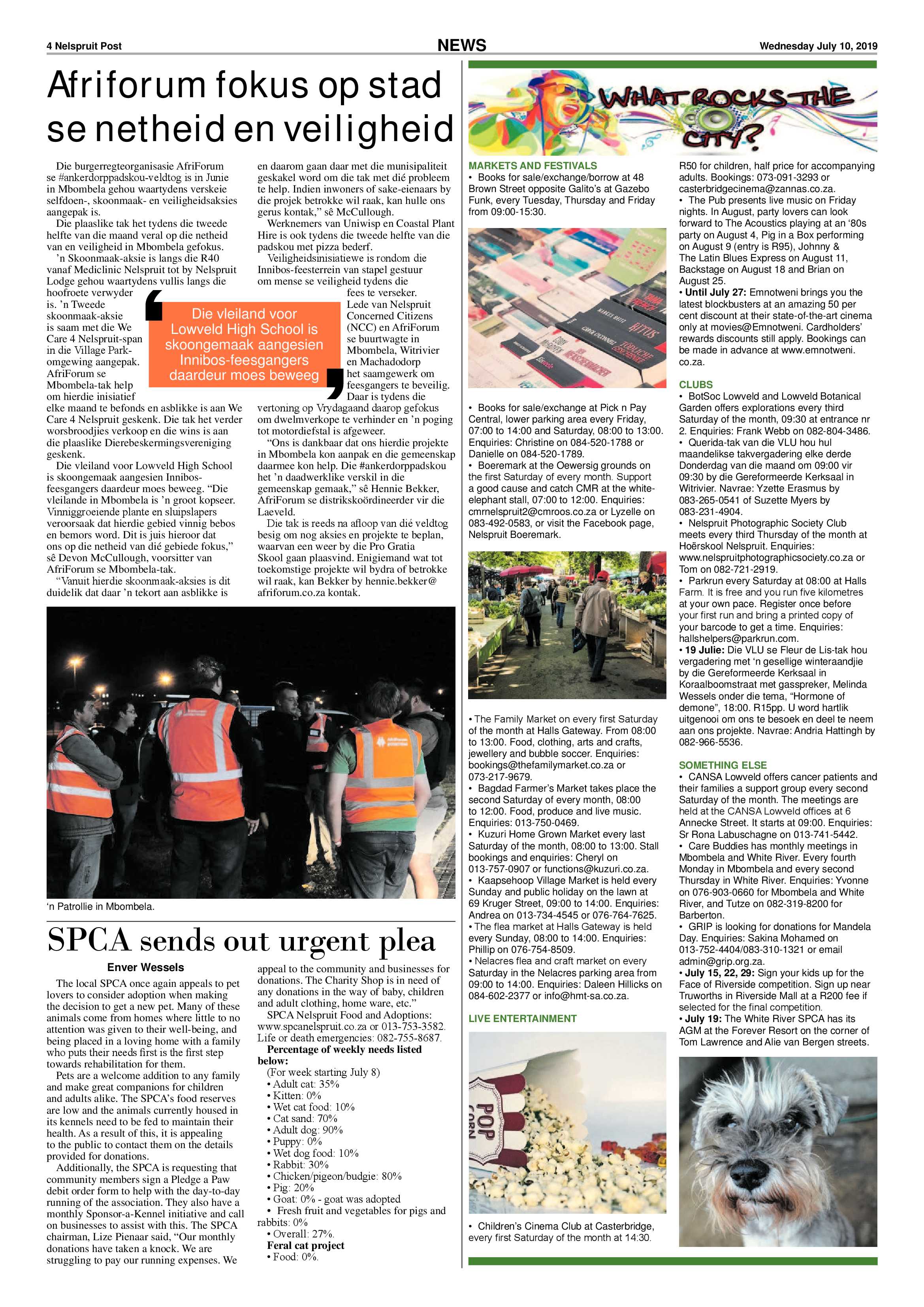 Nelspruit Post 10 July 2019 page 4