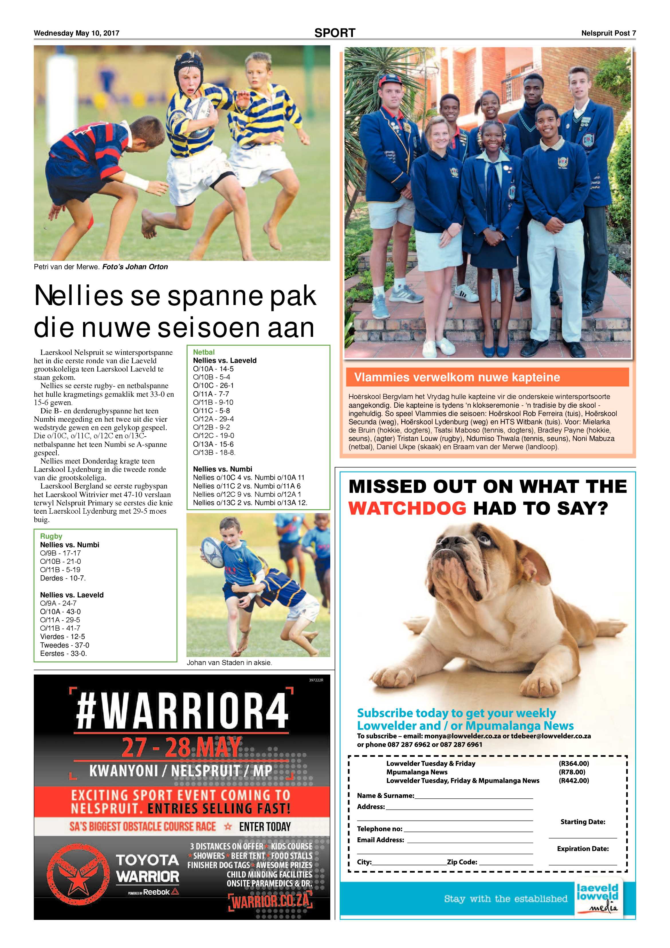 Nelspruit Post 10 May 2017 page 7