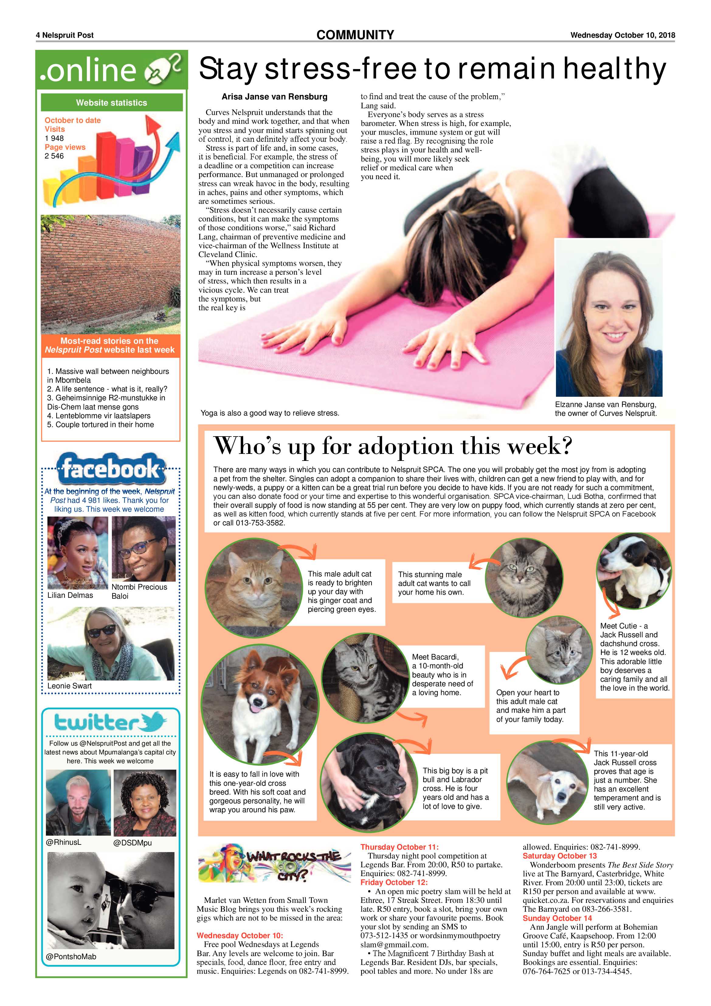 Nelspruit Post 10 October 2018 page 4