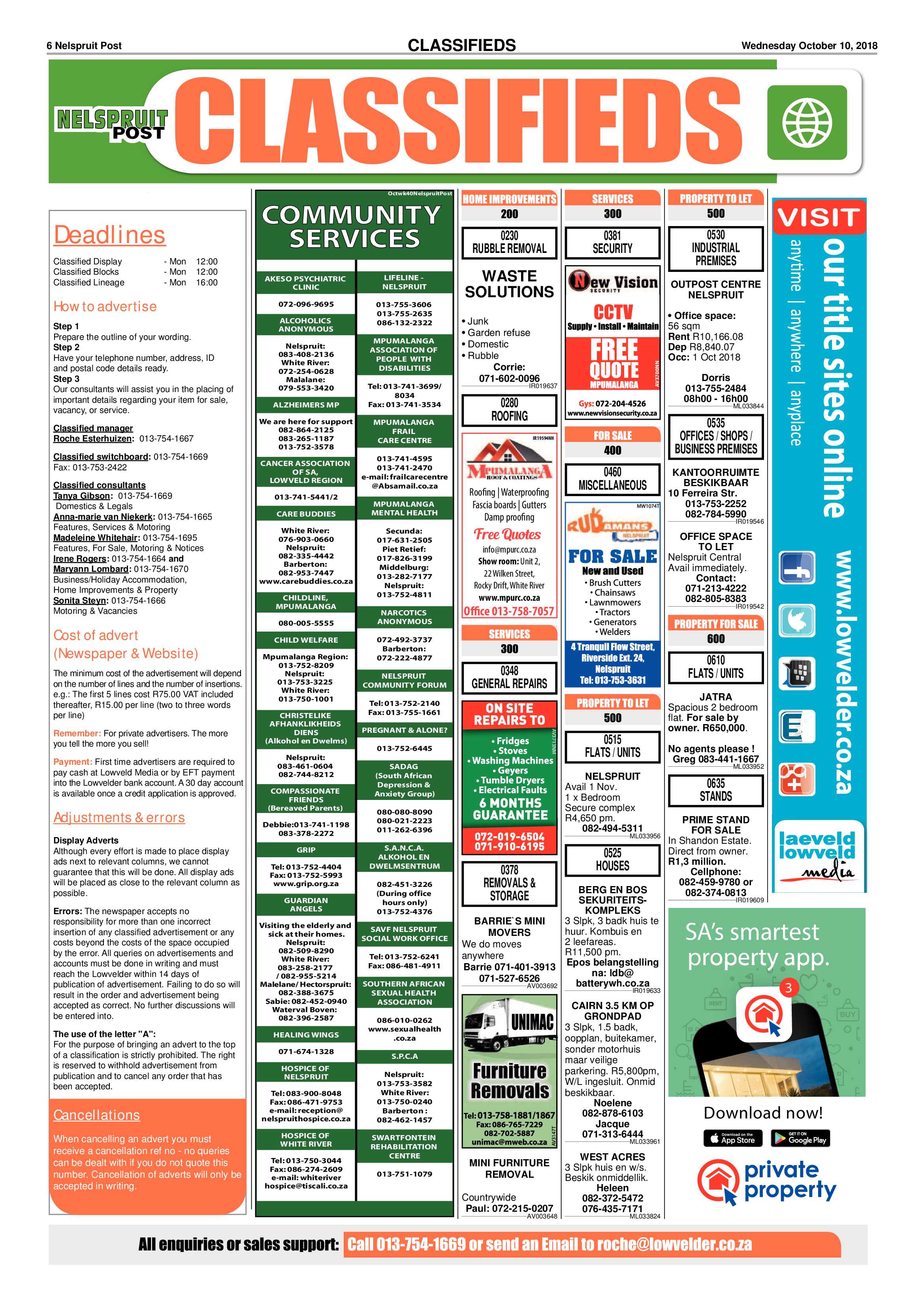 Nelspruit Post 10 October 2018 page 6