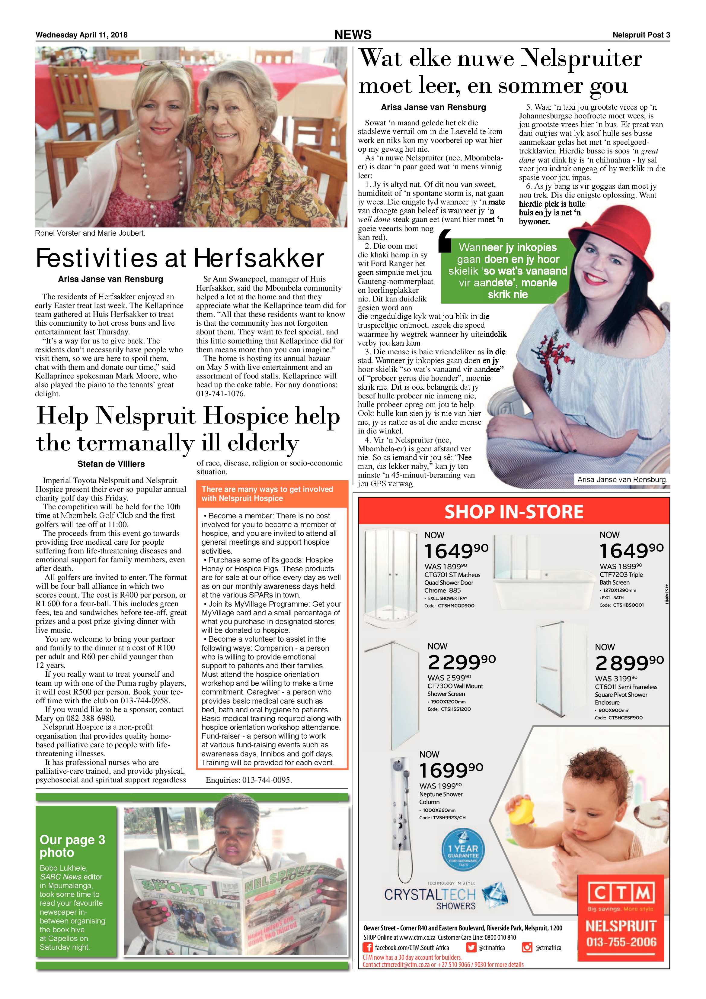 Nelspruit Post 11 April 2018 page 3