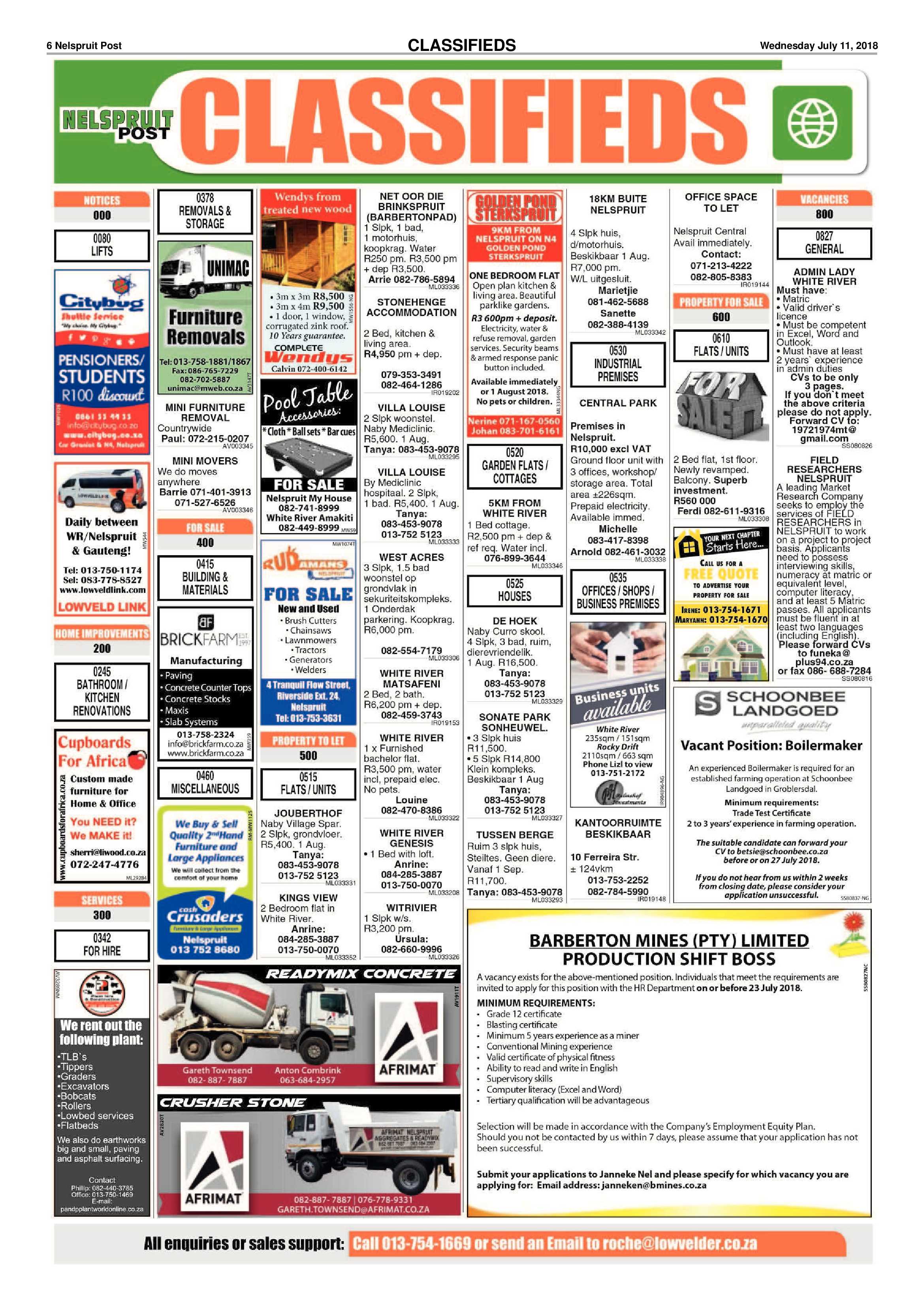 Nelspruit Post 11 July 2018 page 6
