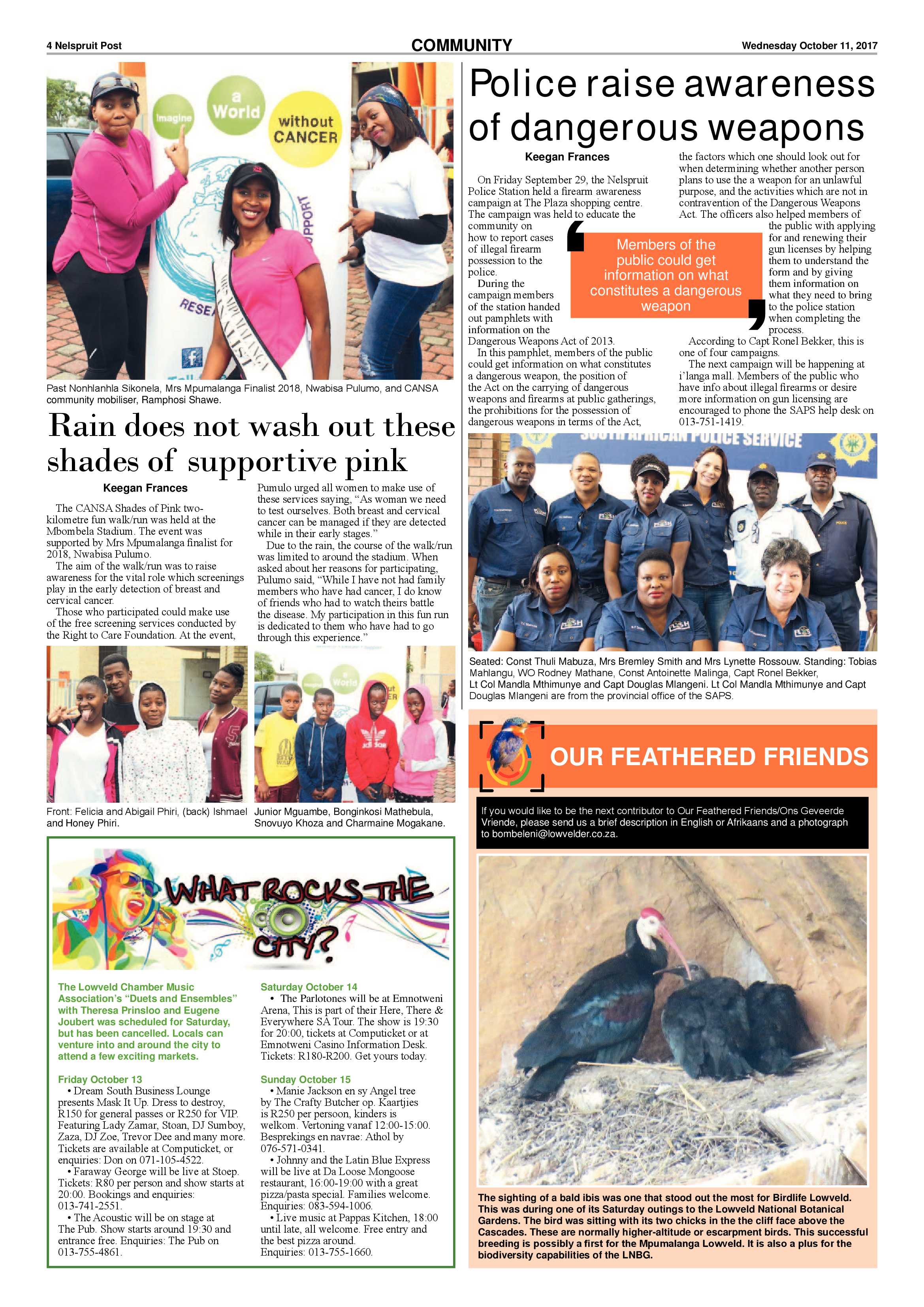 Nelspruit Post 11 October 2017 page 4