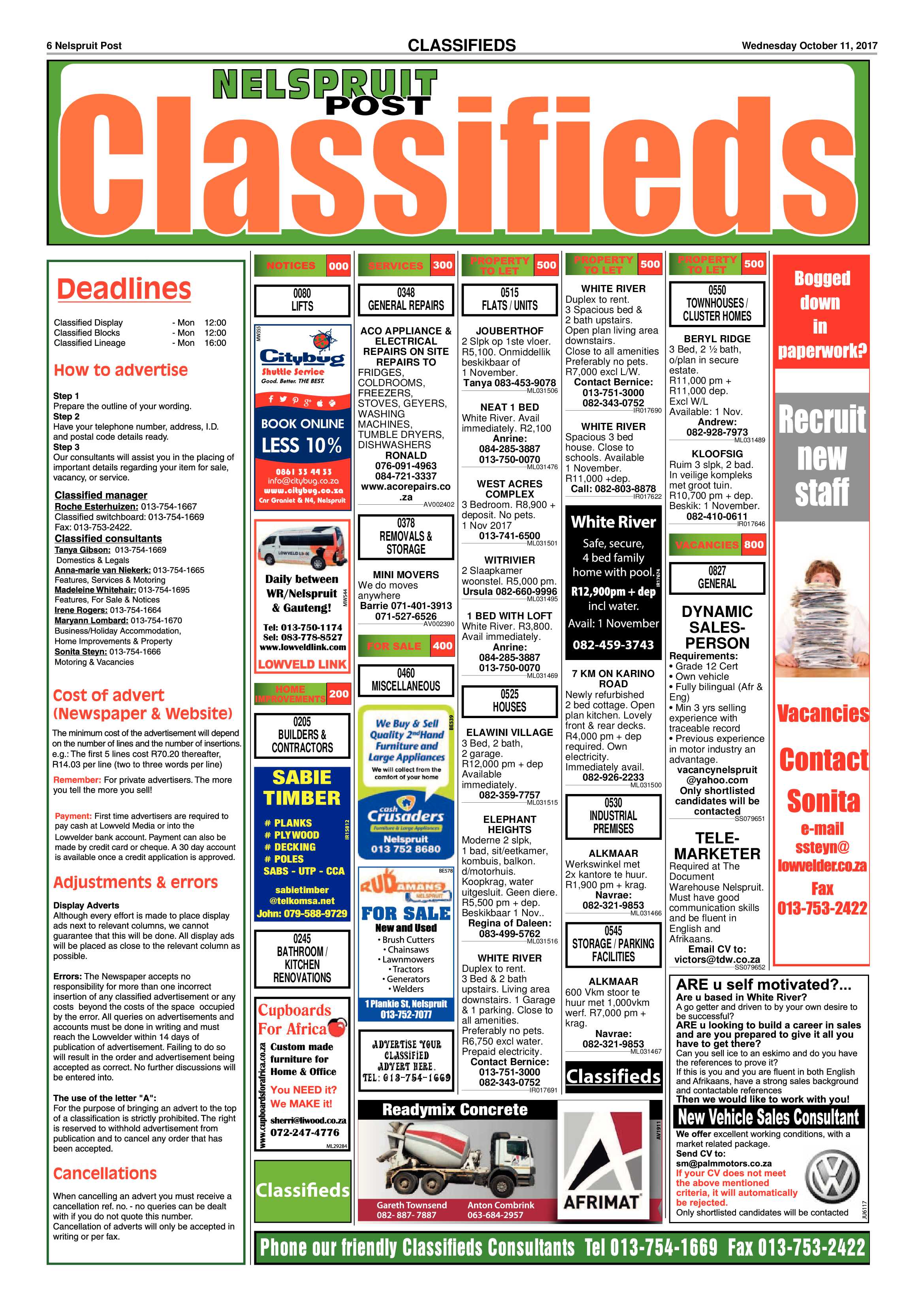 Nelspruit Post 11 October 2017 page 6