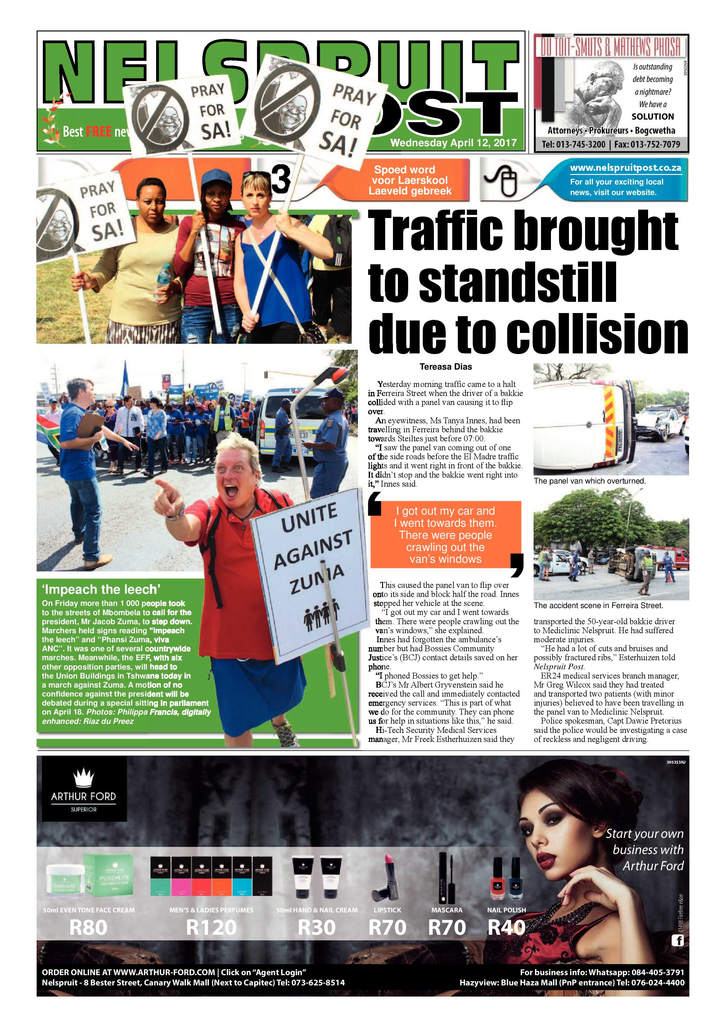 Nelspruit Post 12 April 2017 page 1