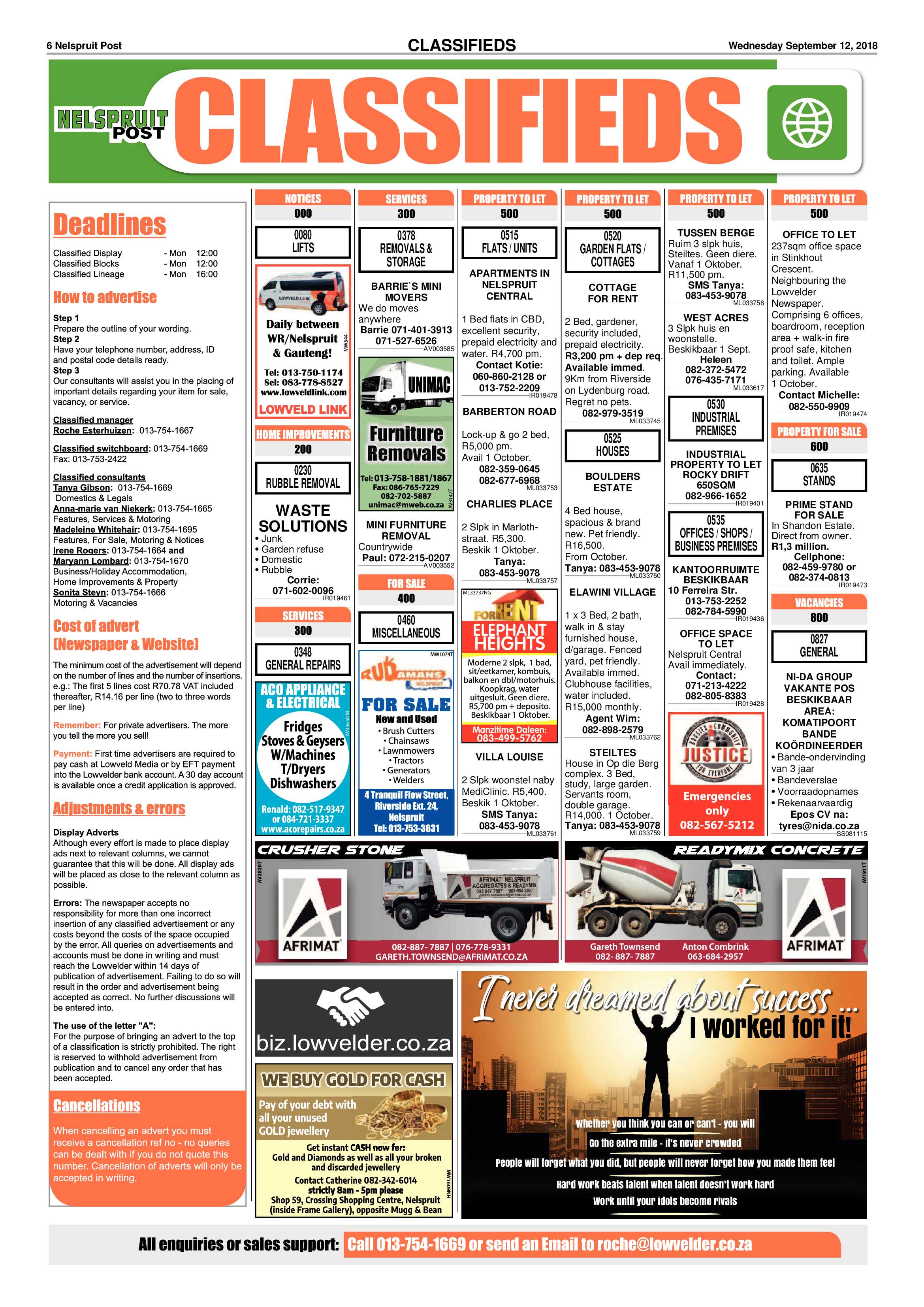 Nelspruit Post 12 September 2018 page 6