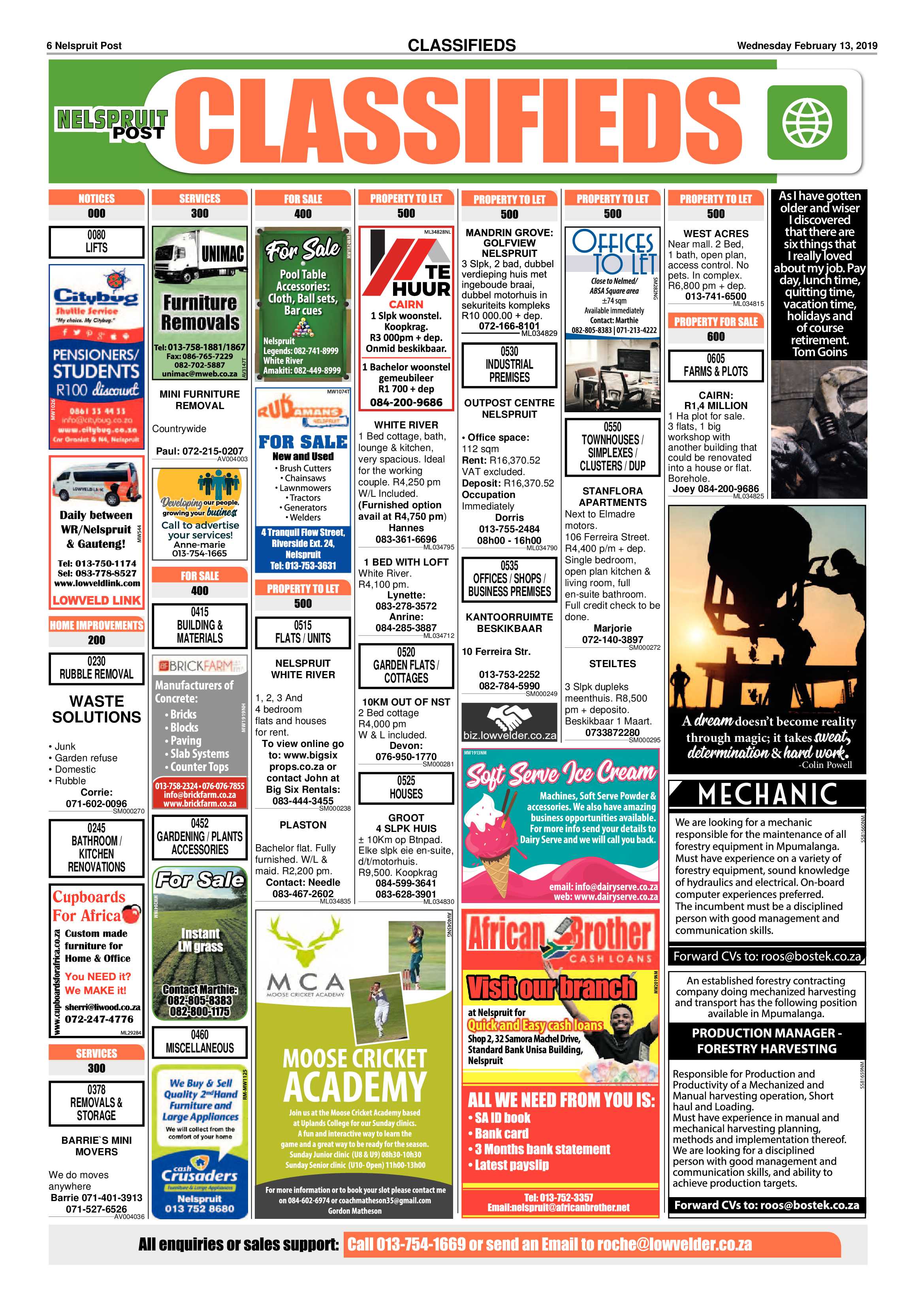 Nelspruit Post 13 February 2019 page 6