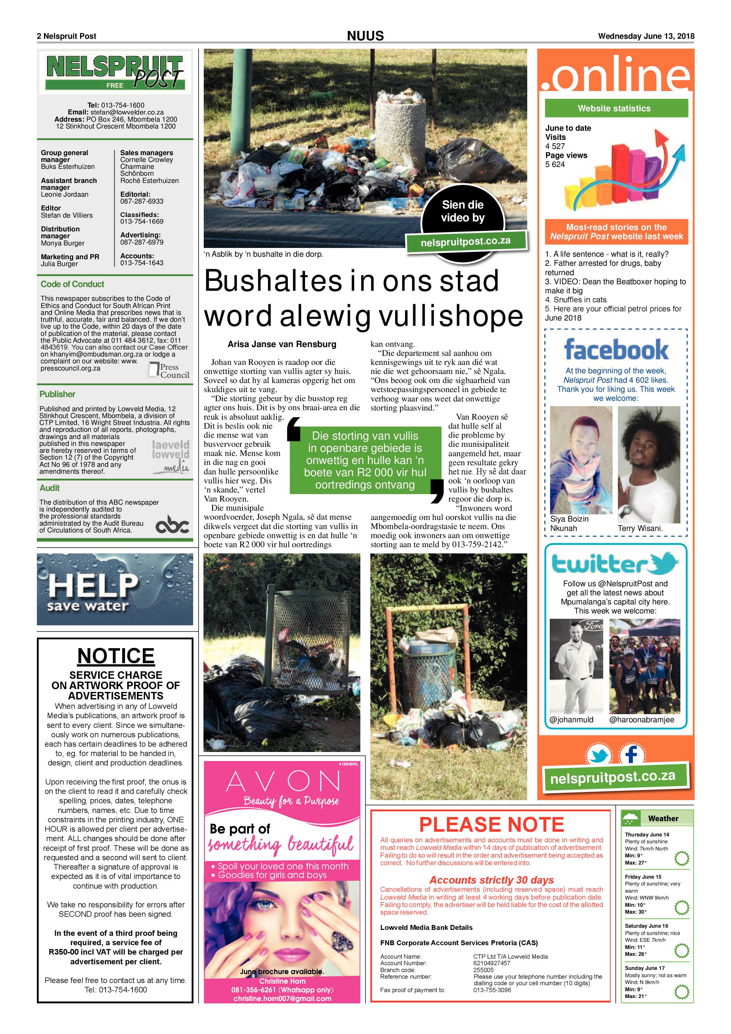 Nelspruit Post 13 June 2018 page 2
