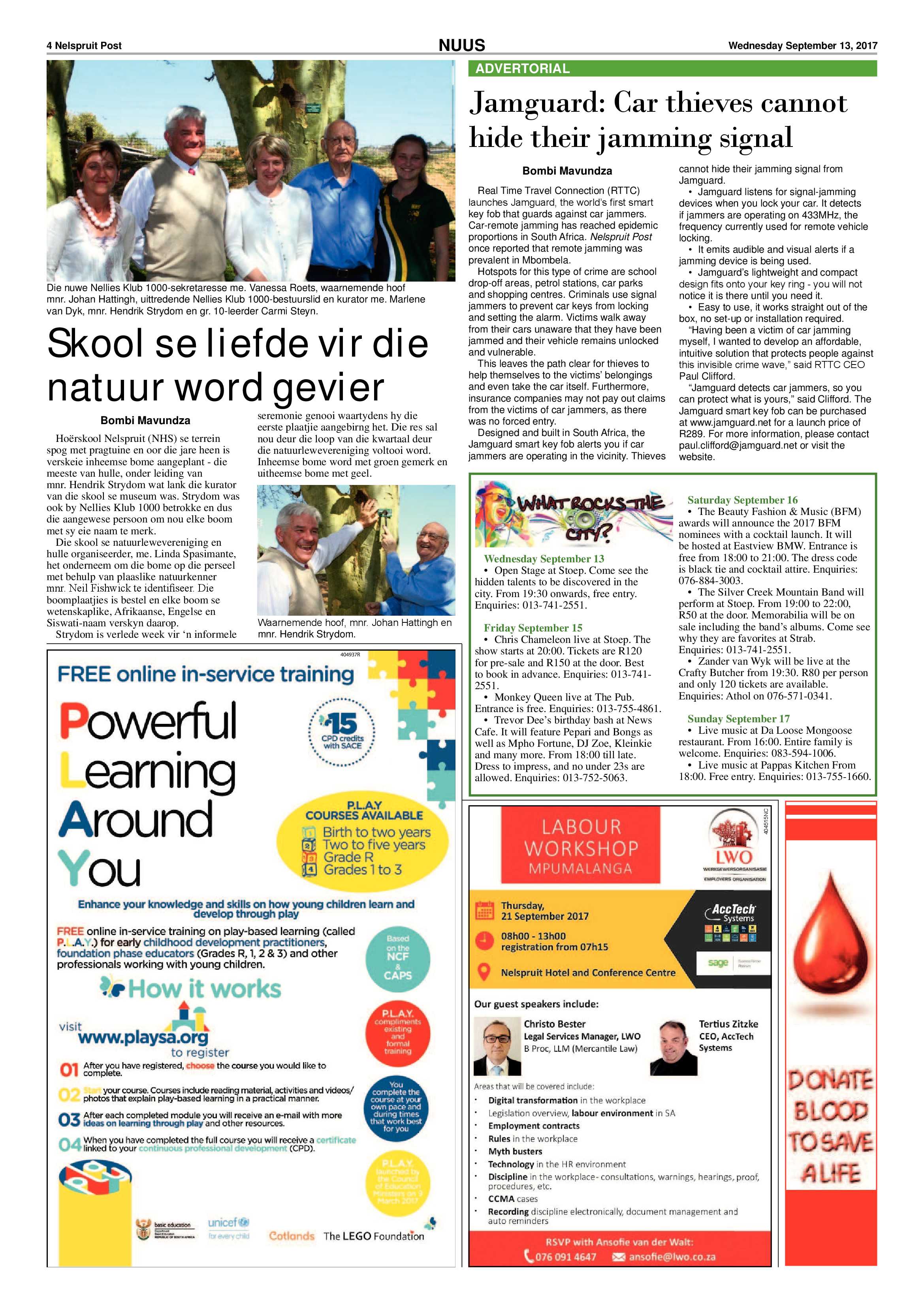 Nelspruit Post 13 September 2017 page 4