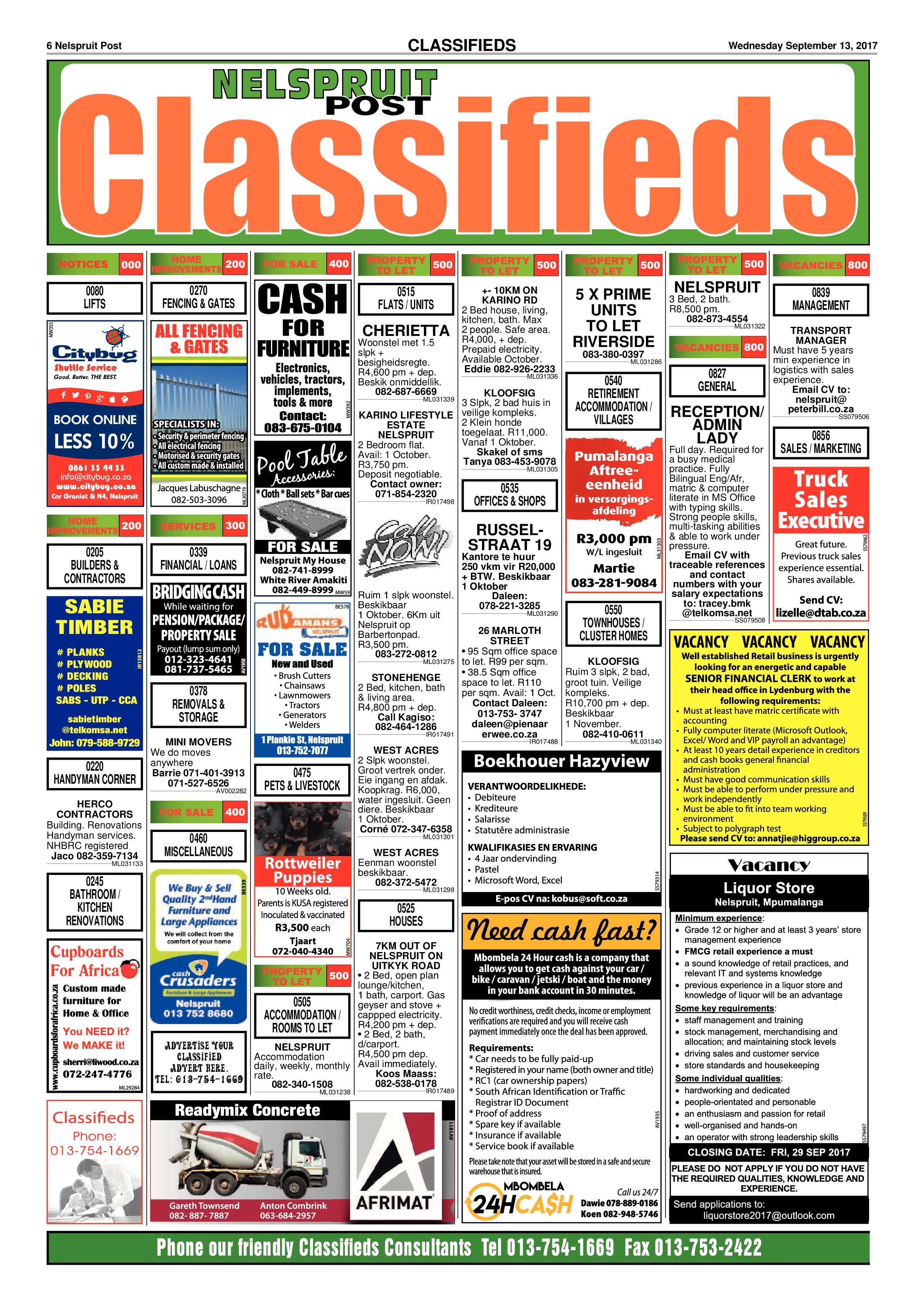 Nelspruit Post 13 September 2017 page 6