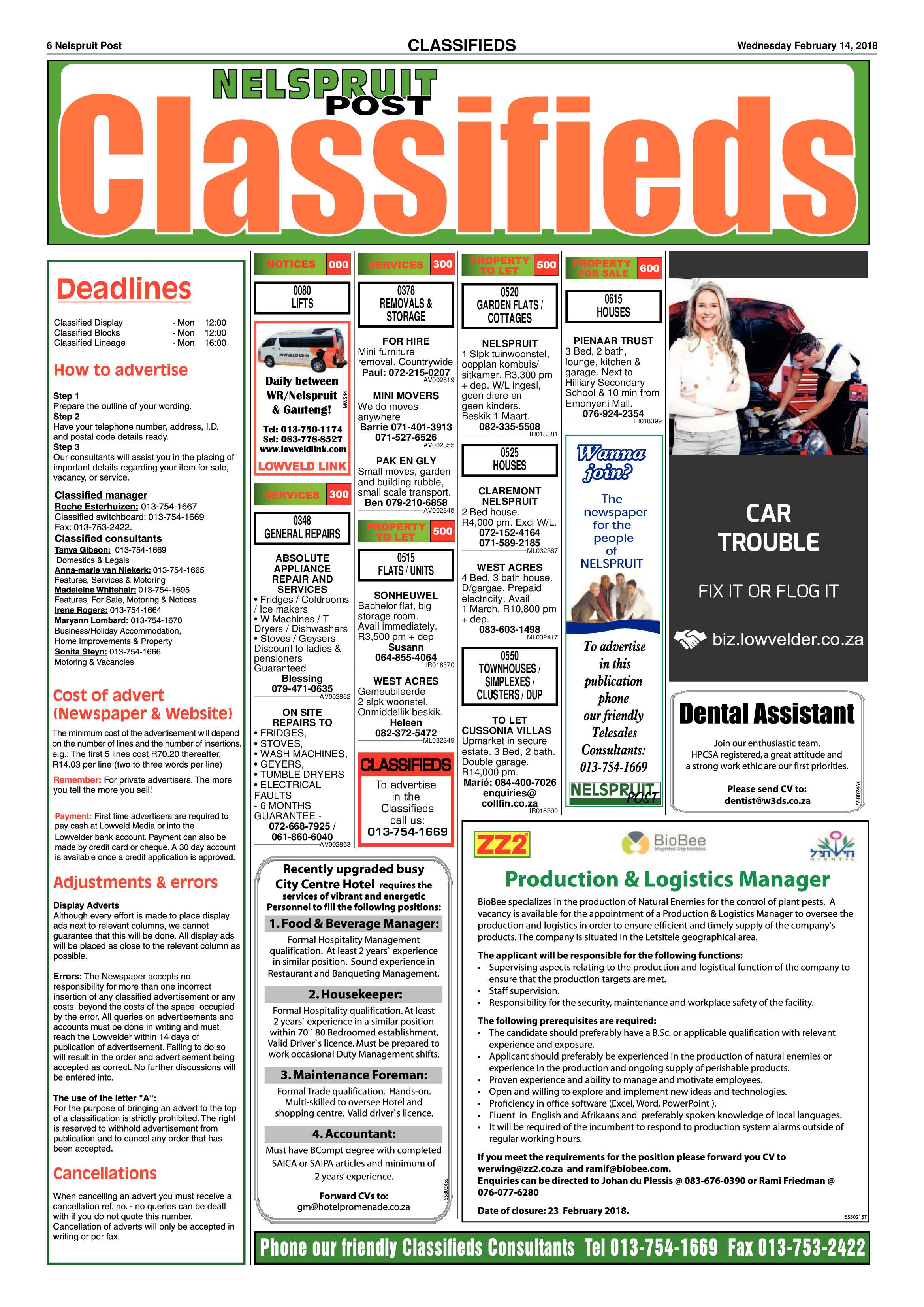 Nelspruit Post 14 February 2018 page 6