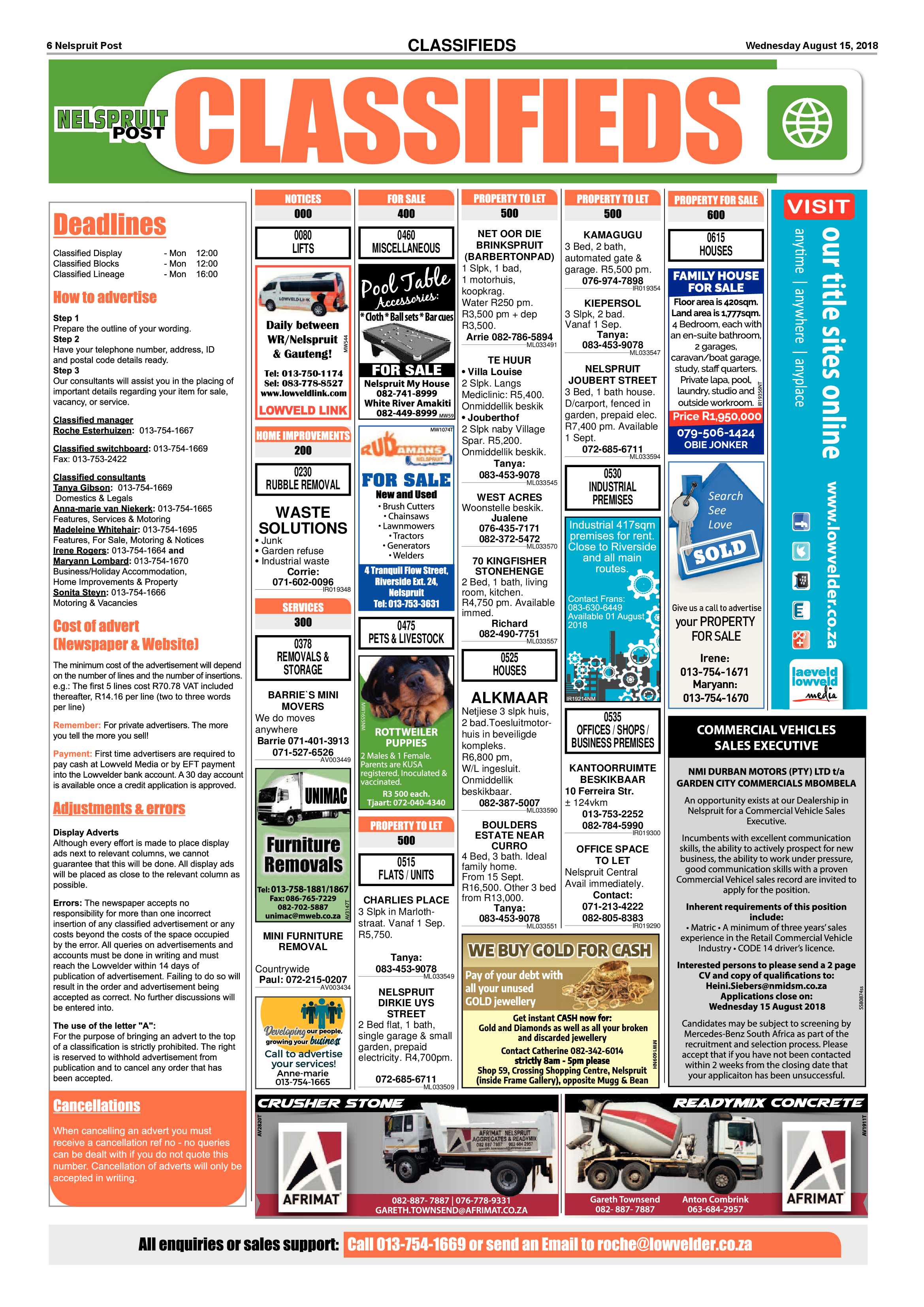 Nelspruit Post 15 August 2018 page 6