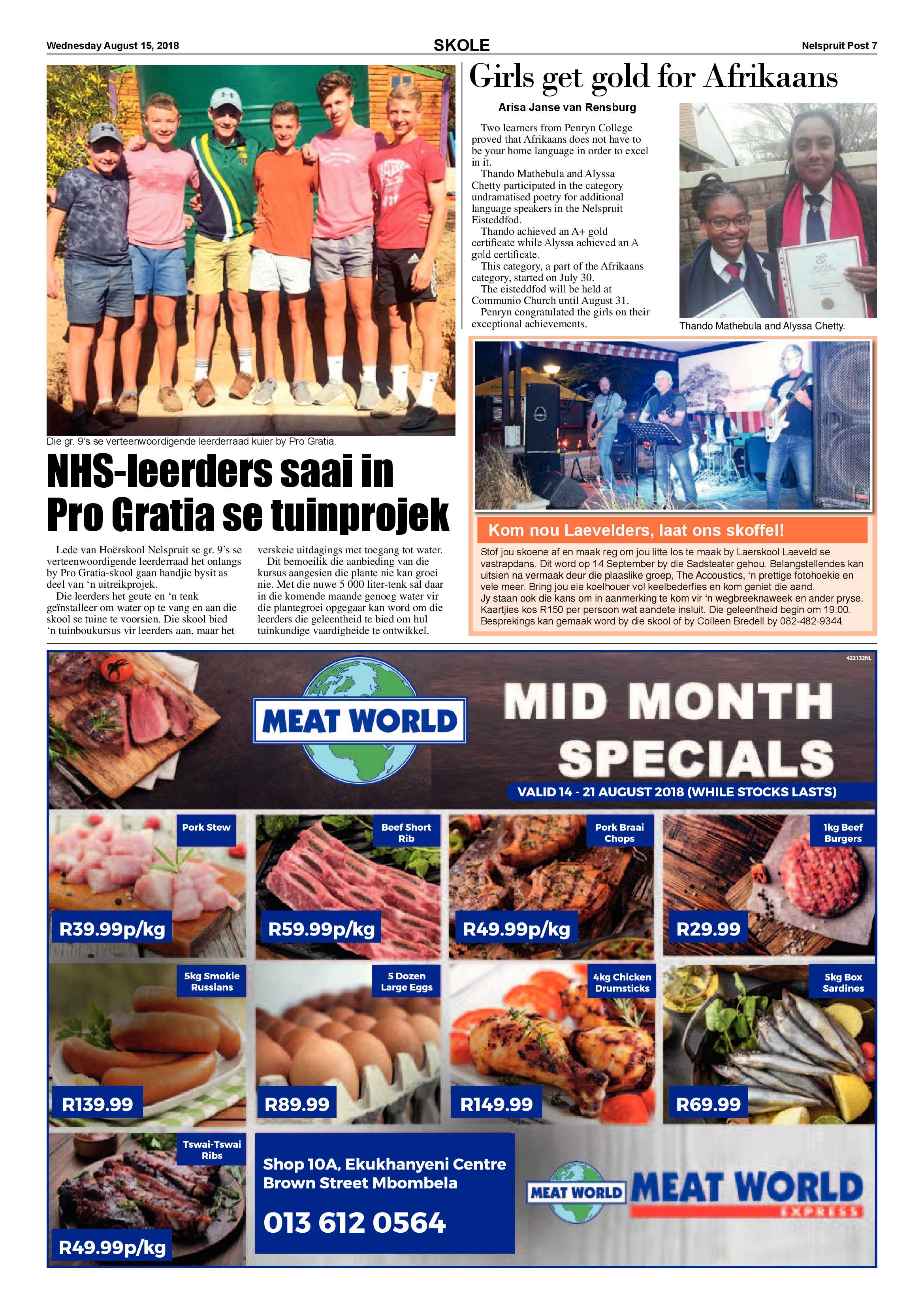 Nelspruit Post 15 August 2018 page 7