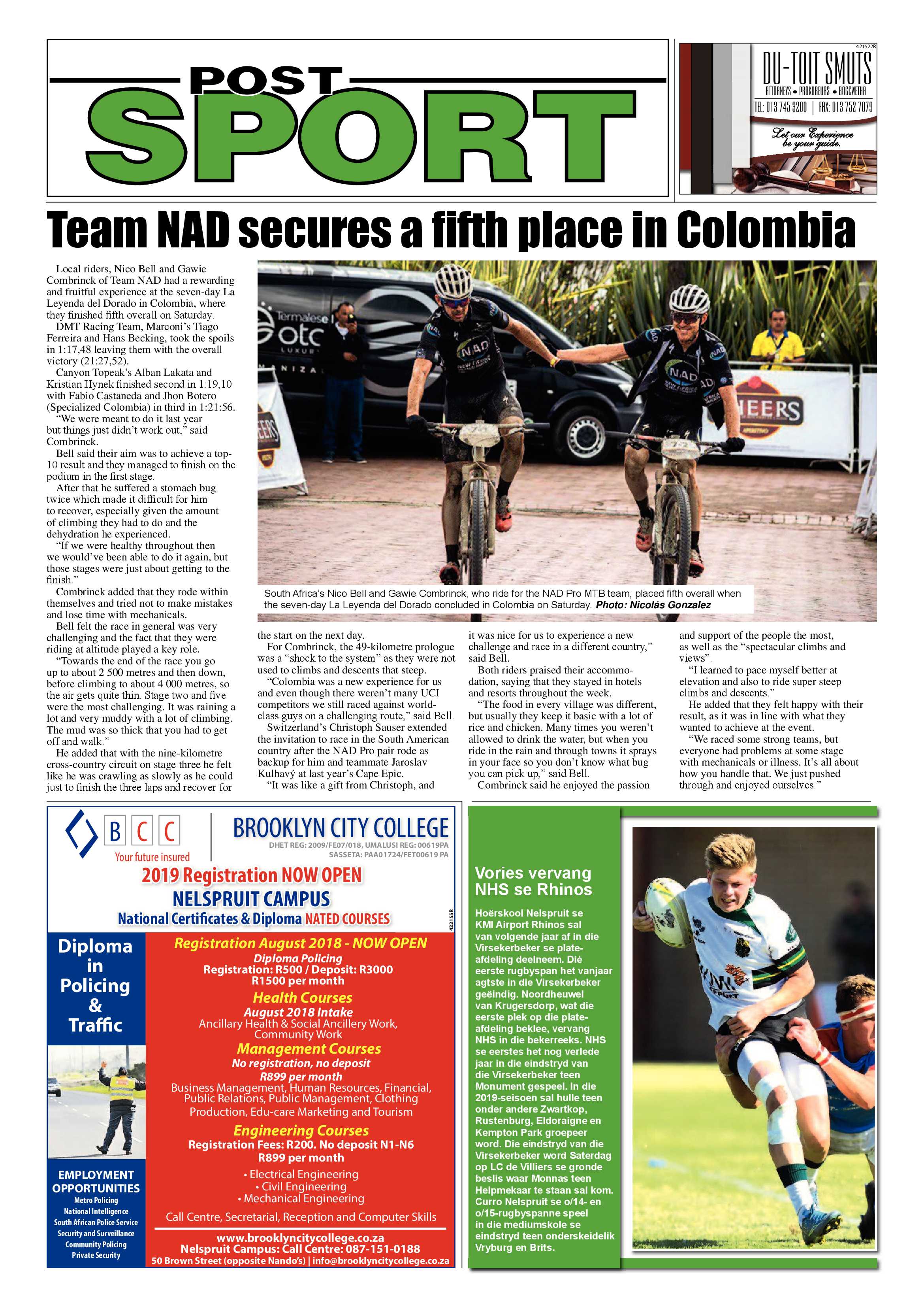 Nelspruit Post 15 August 2018 page 8