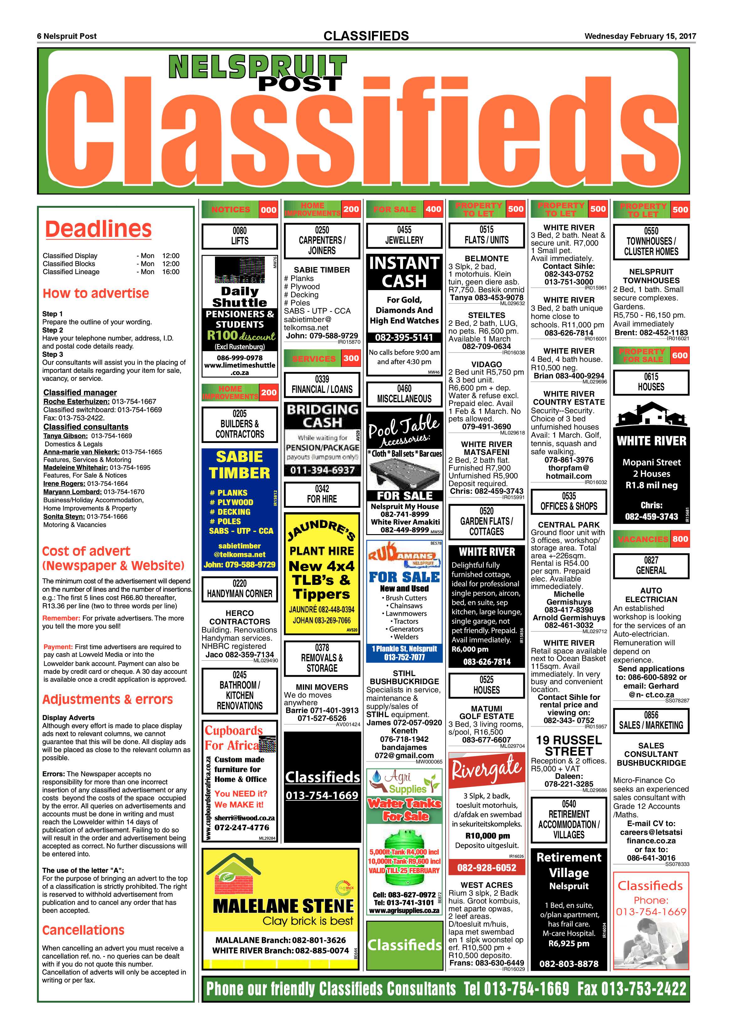 Nelspruit Post 15 February 2017 page 6