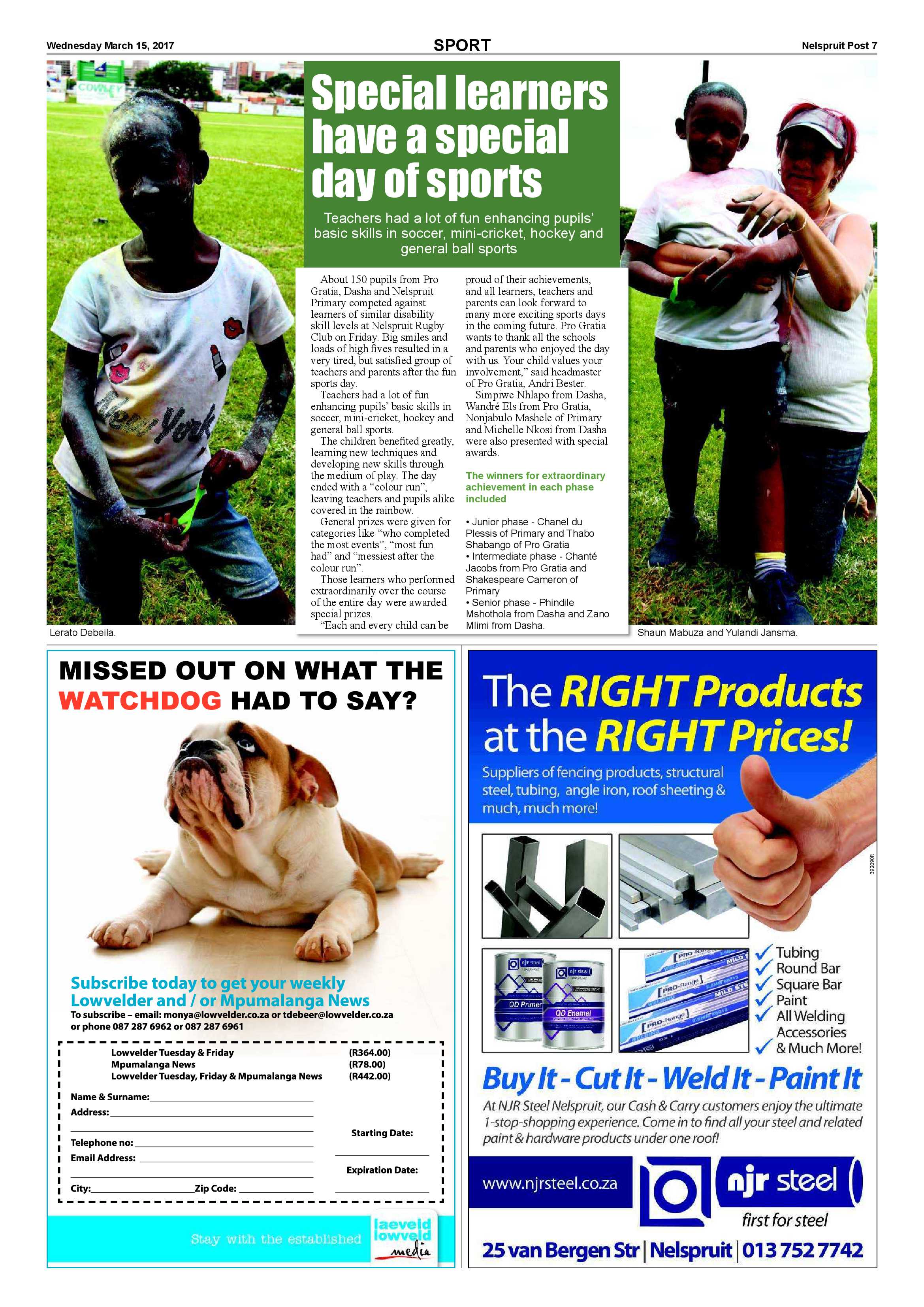 Nelspruit Post 15 March 2017 page 7