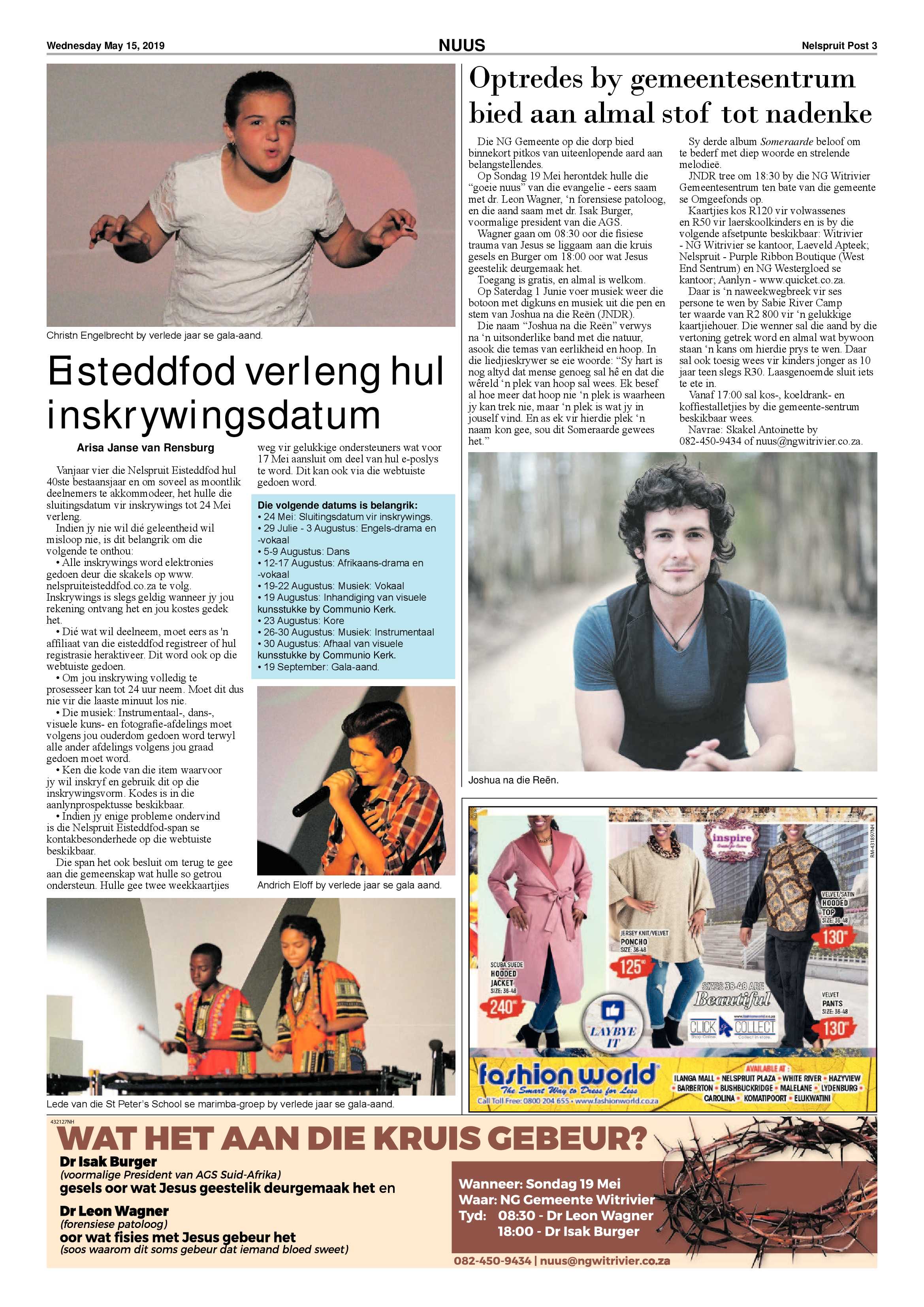 Nelspruit Post 15 May 2019 page 3