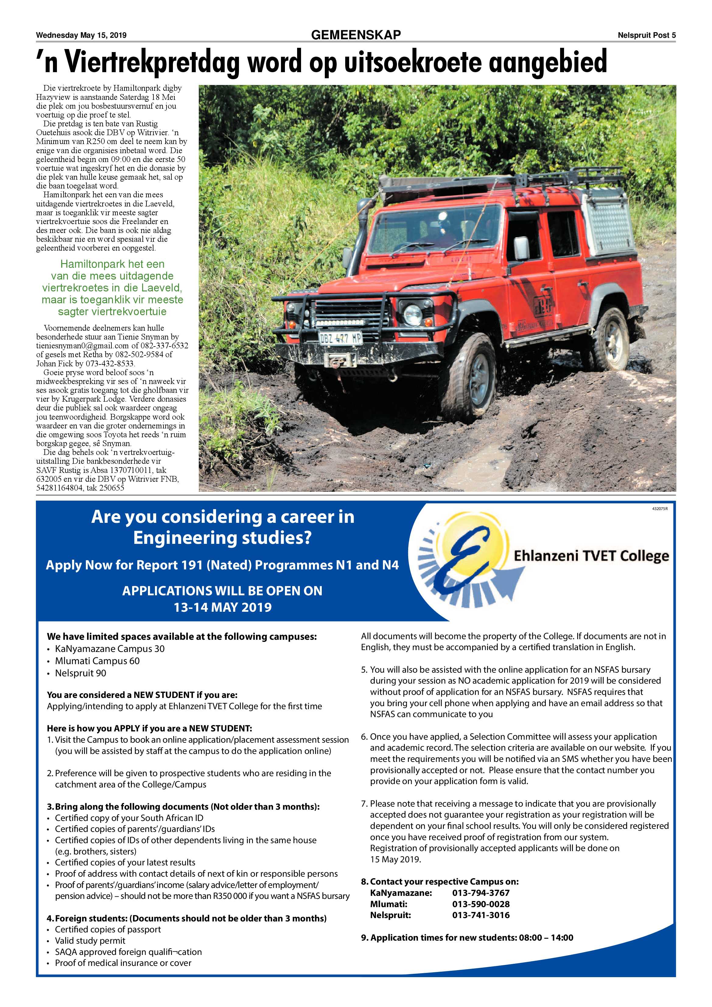 Nelspruit Post 15 May 2019 page 5