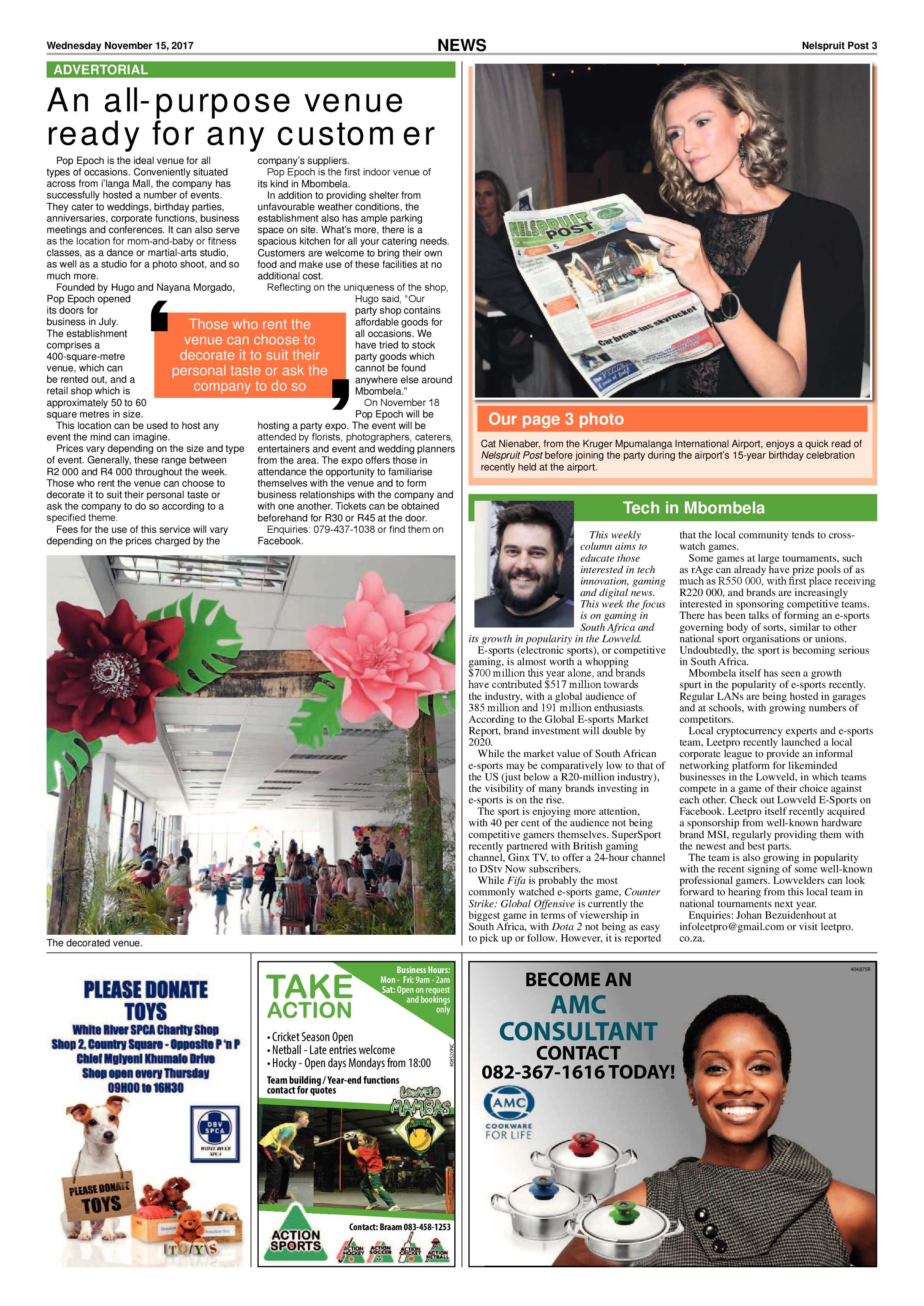 Nelspruit Post 15 November 2018 page 3