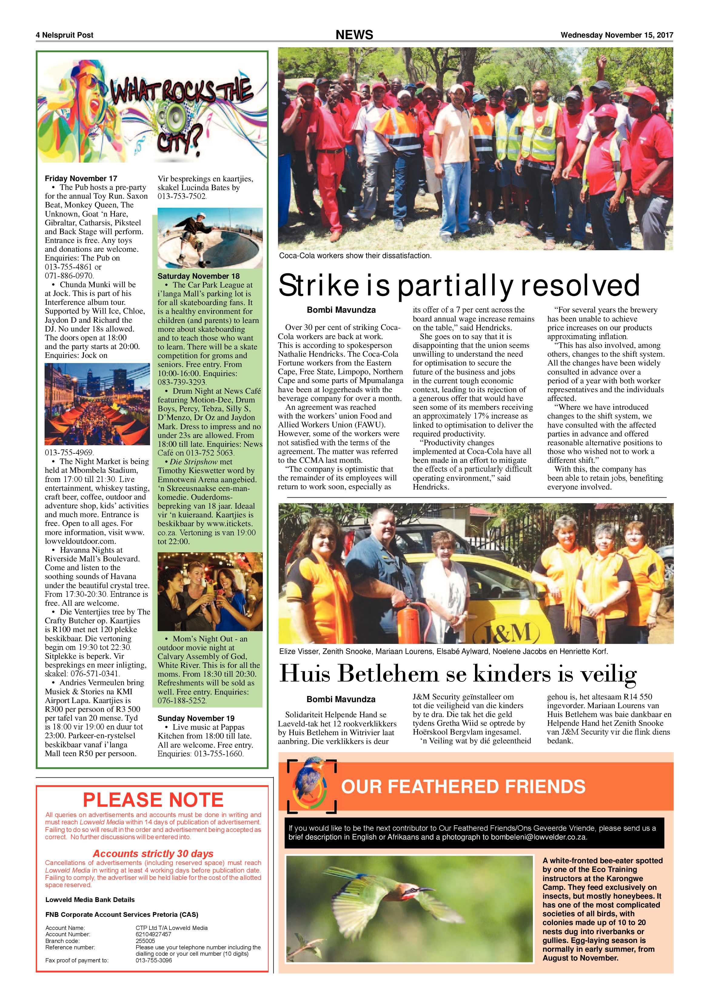 Nelspruit Post 15 November 2018 page 4