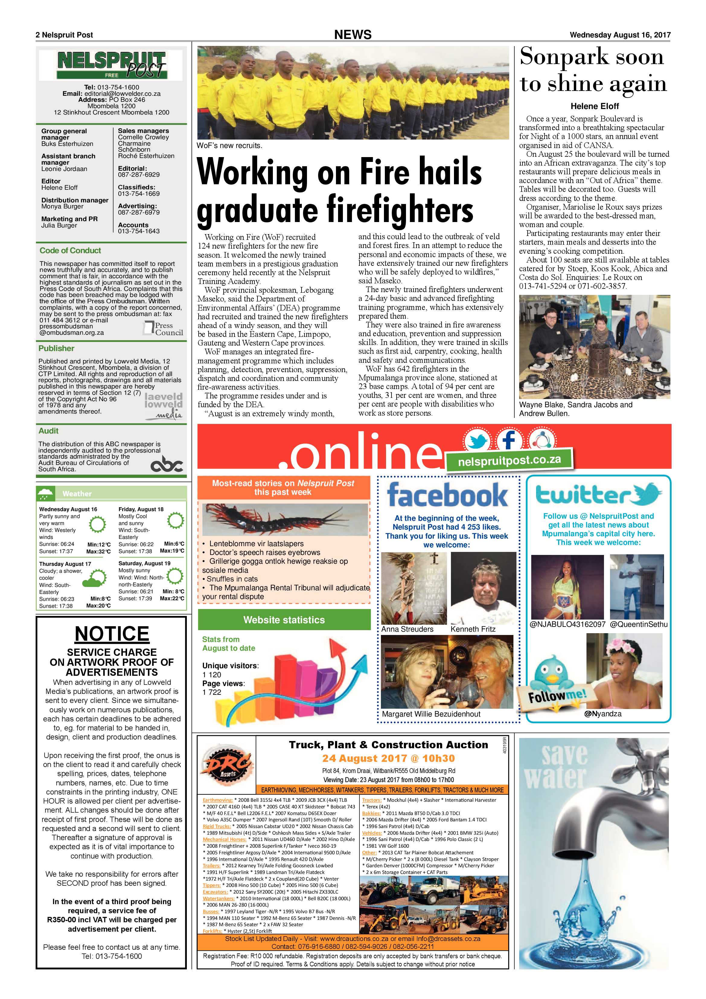 Nelspruit Post 16 August 2017 page 2