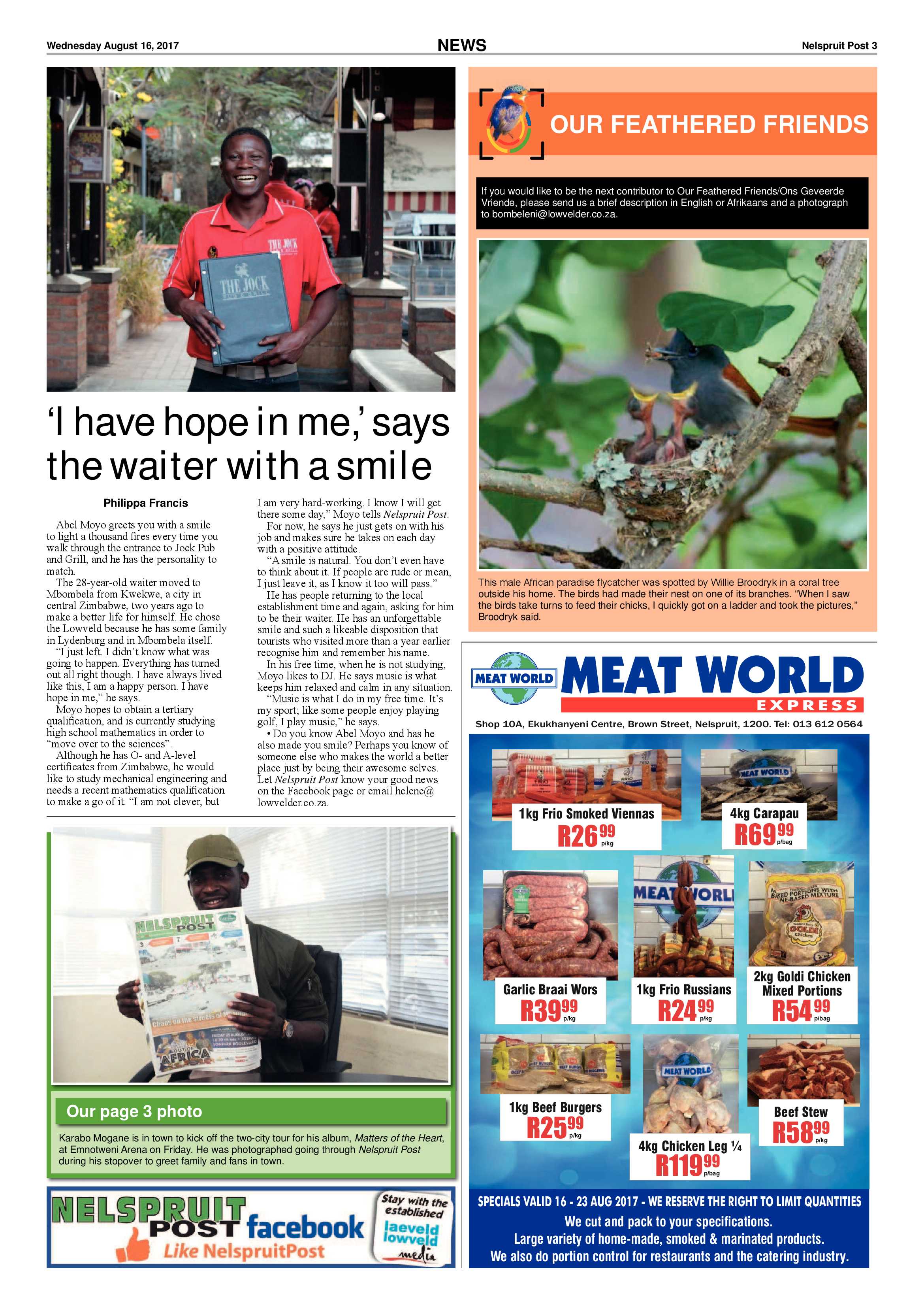 Nelspruit Post 16 August 2017 page 3