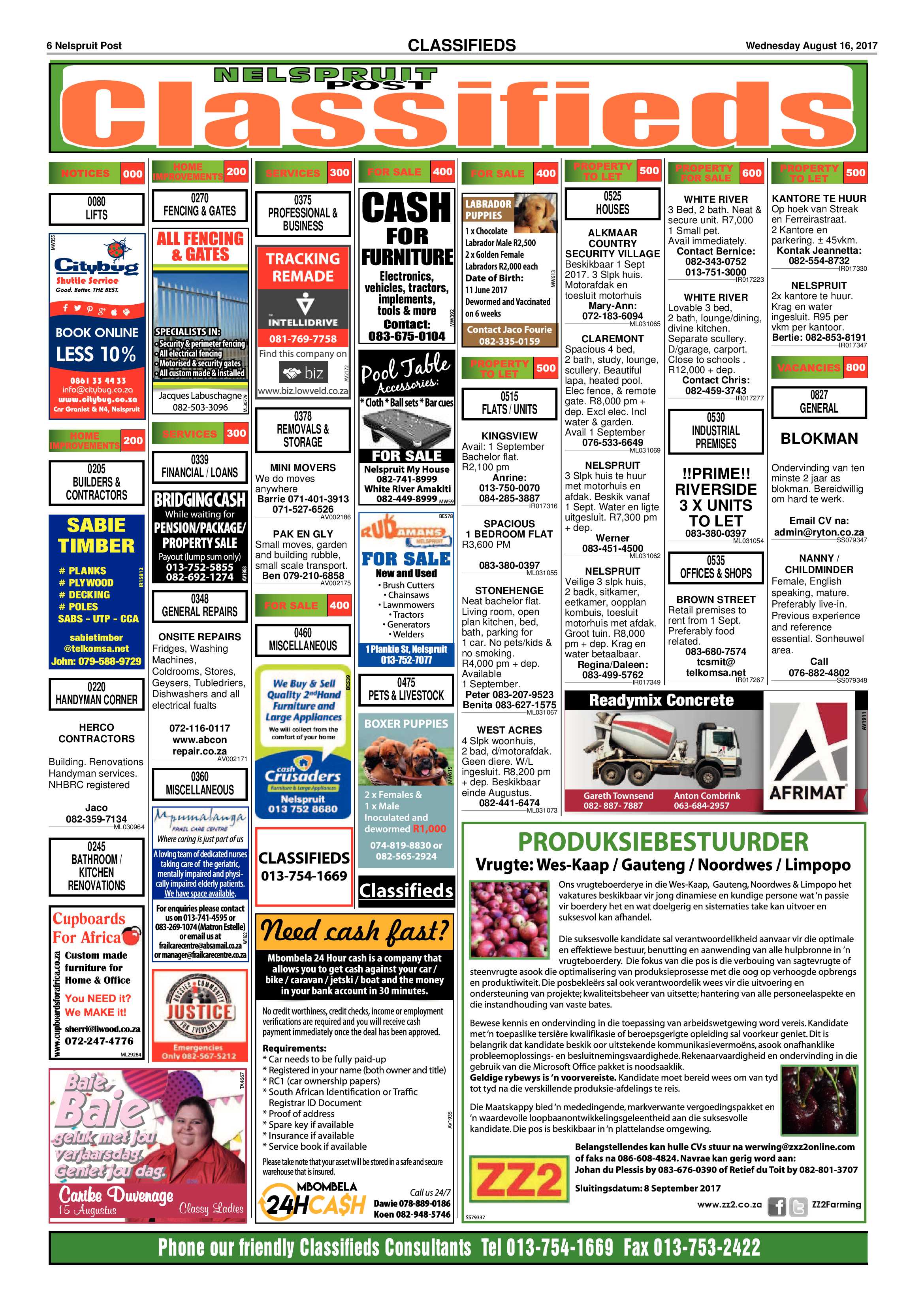 Nelspruit Post 16 August 2017 page 6
