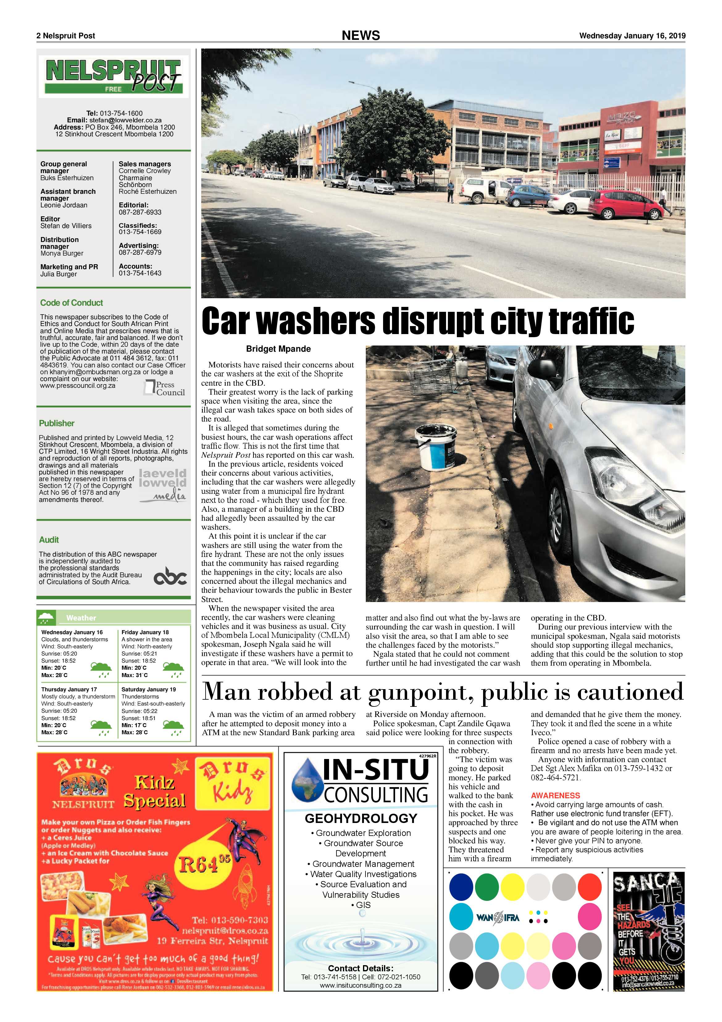 Nelspruit Post 16 January 2019 page 2