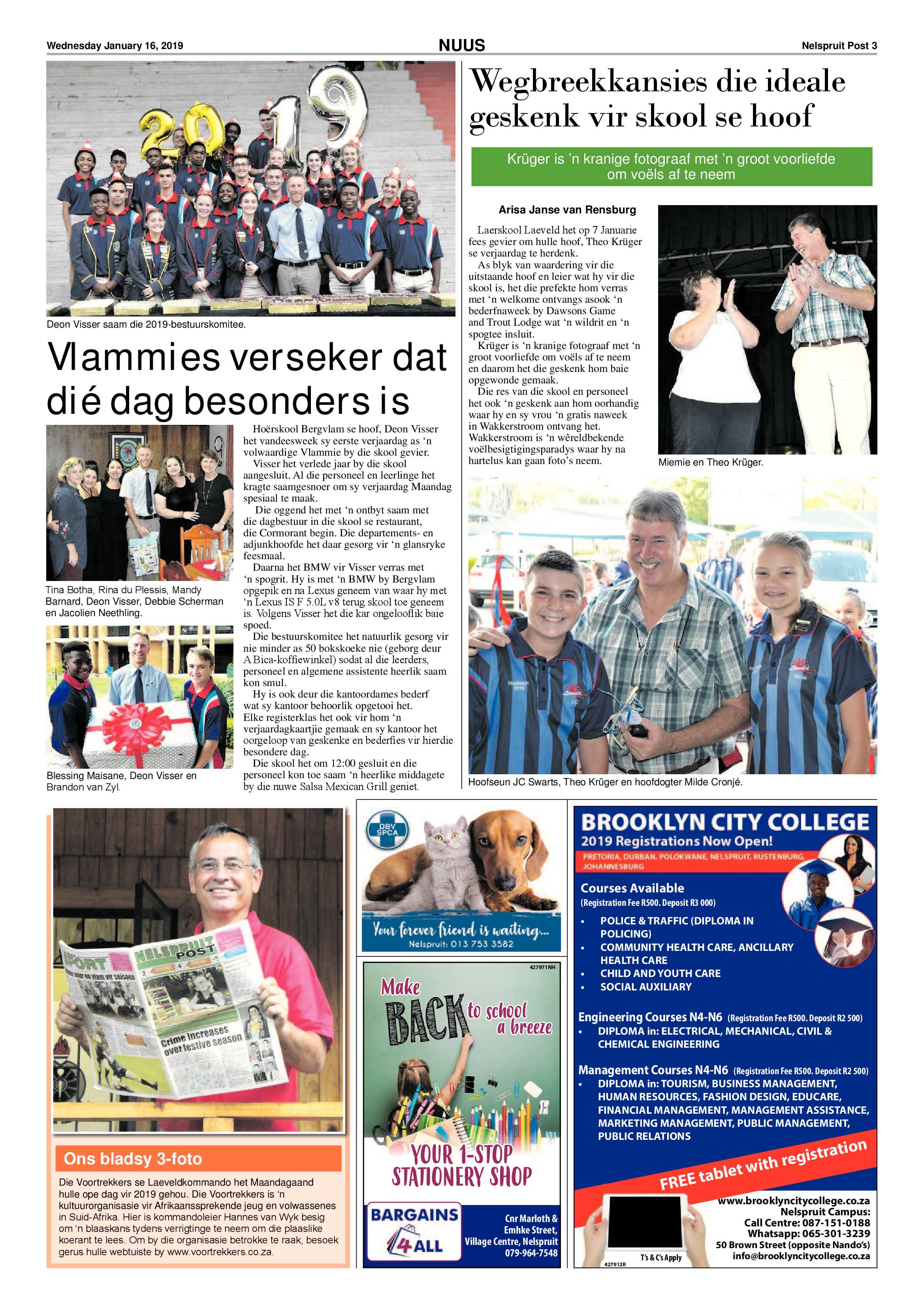 Nelspruit Post 16 January 2019 page 3