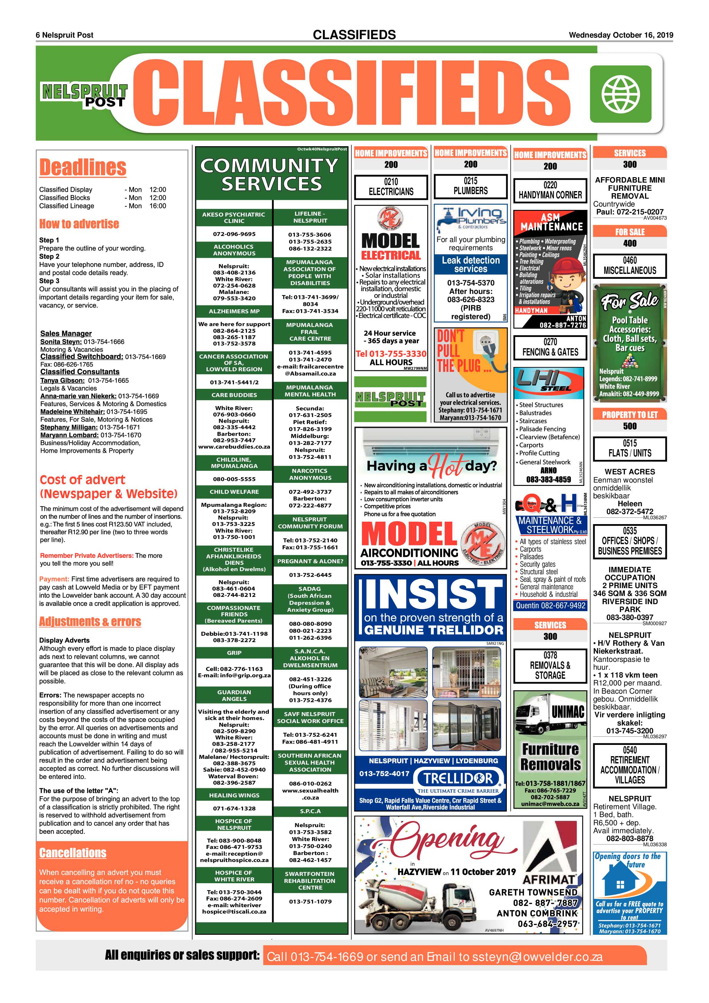 Nelspruit Post 16 October 2019 page 6