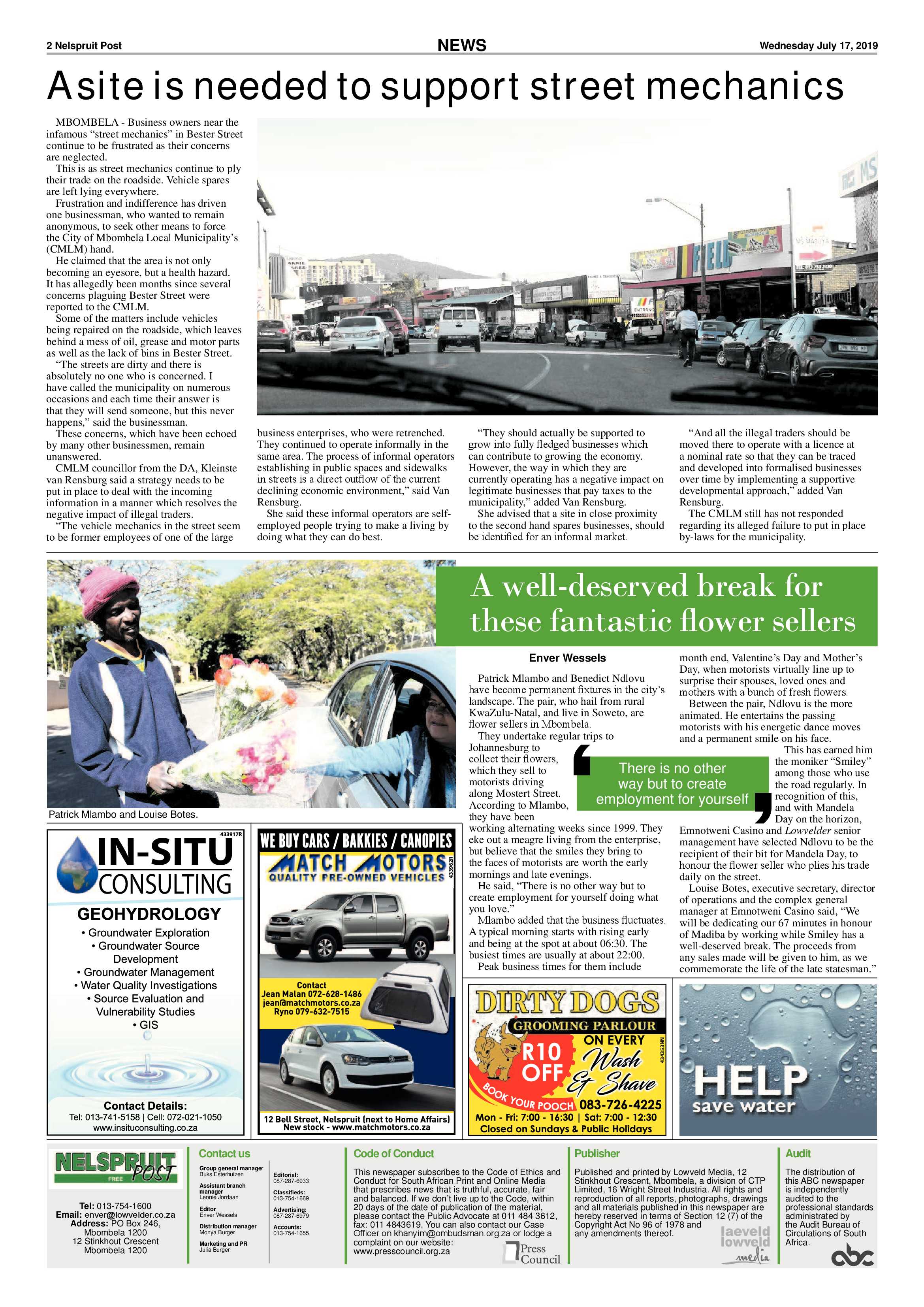 Nelspruit Post 17 July 2019 page 2