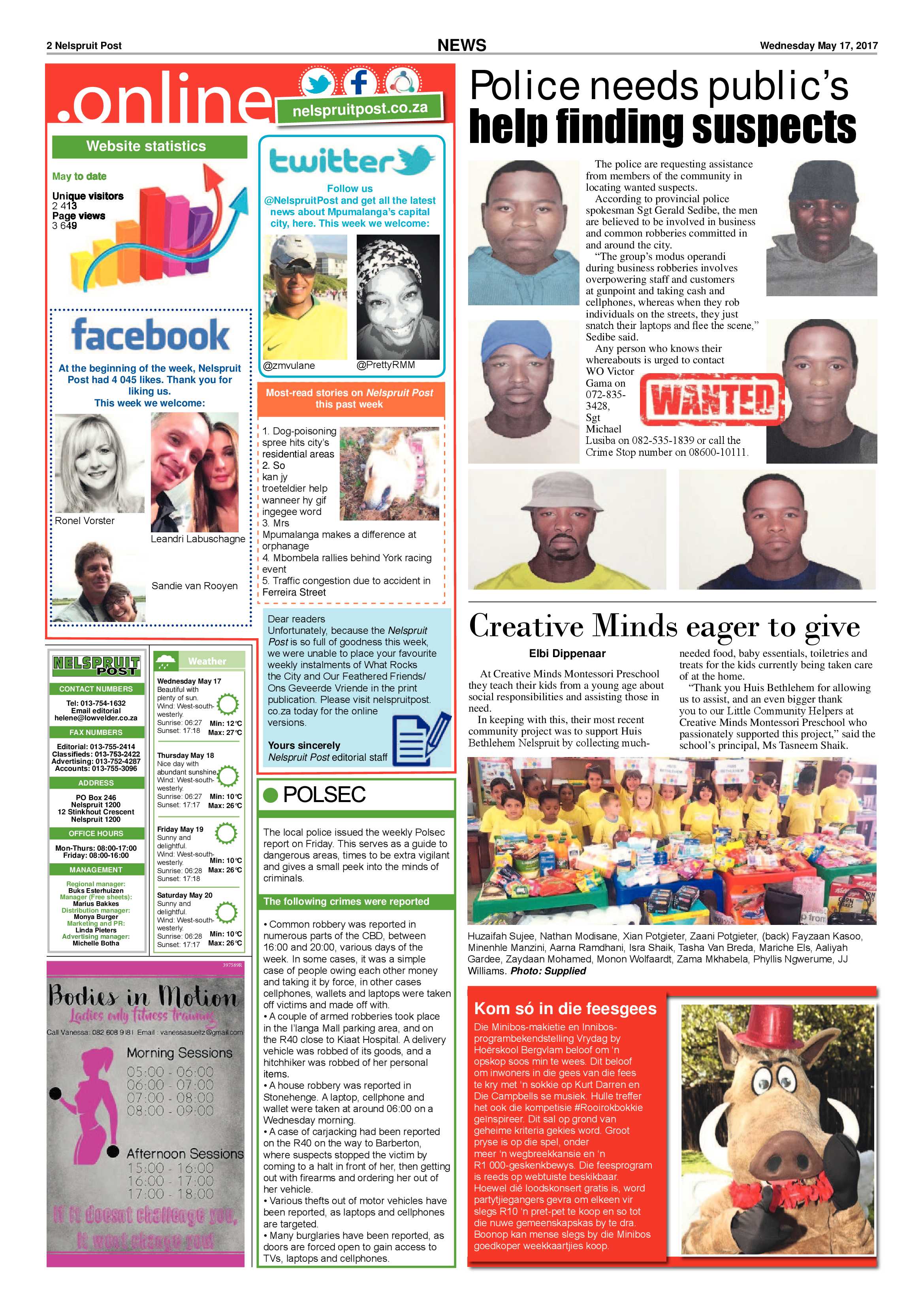 Nelspruit Post 17 May 2017 page 2