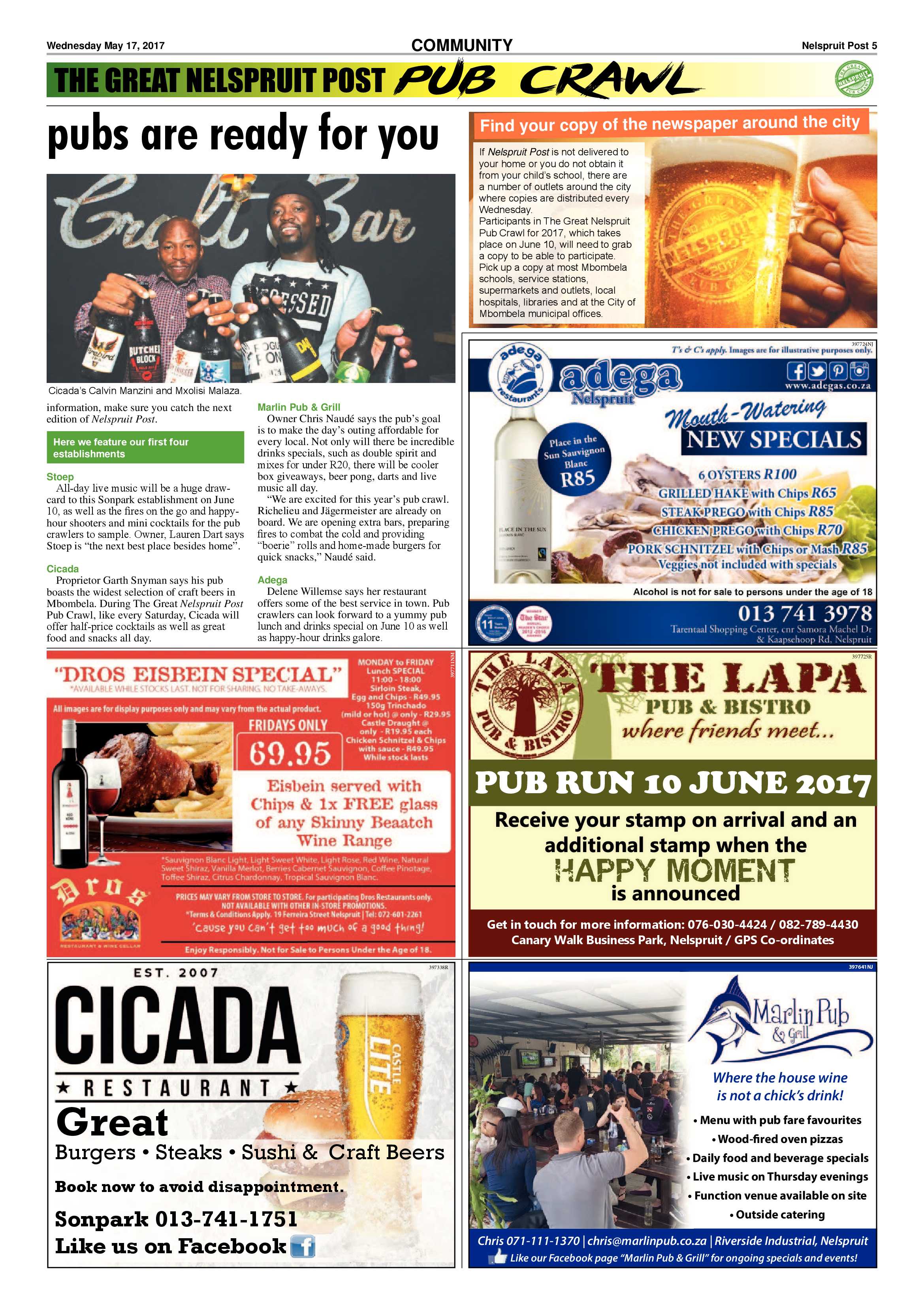 Nelspruit Post 17 May 2017 page 5