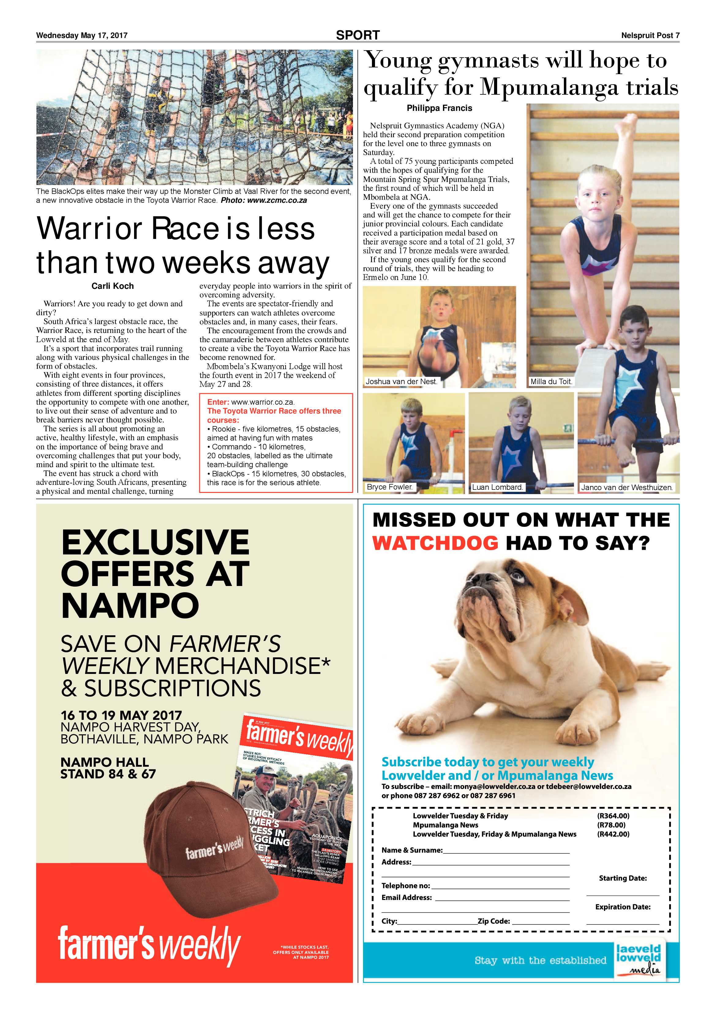 Nelspruit Post 17 May 2017 page 7