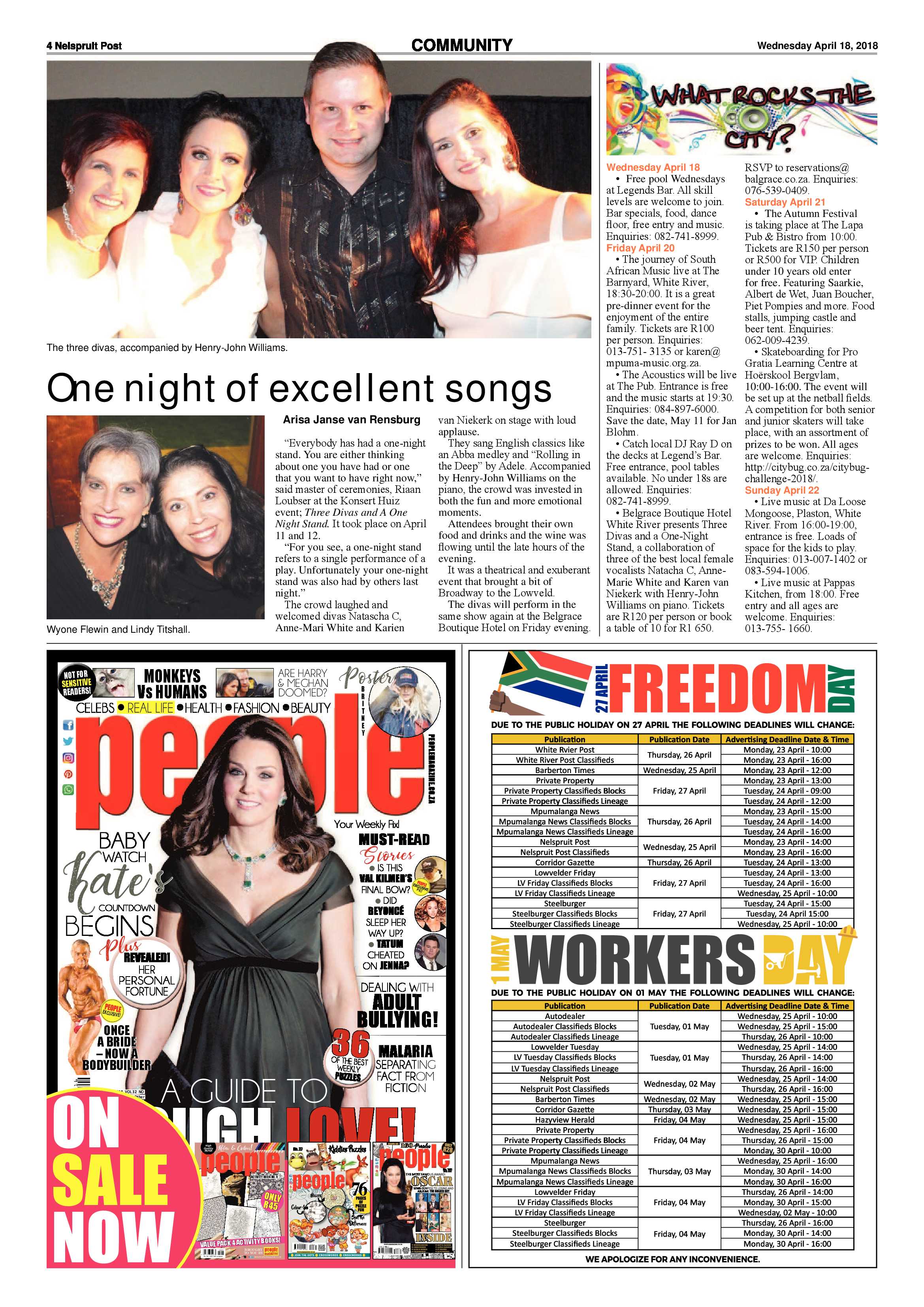 Nelspruit Post 18 April 2018 page 4