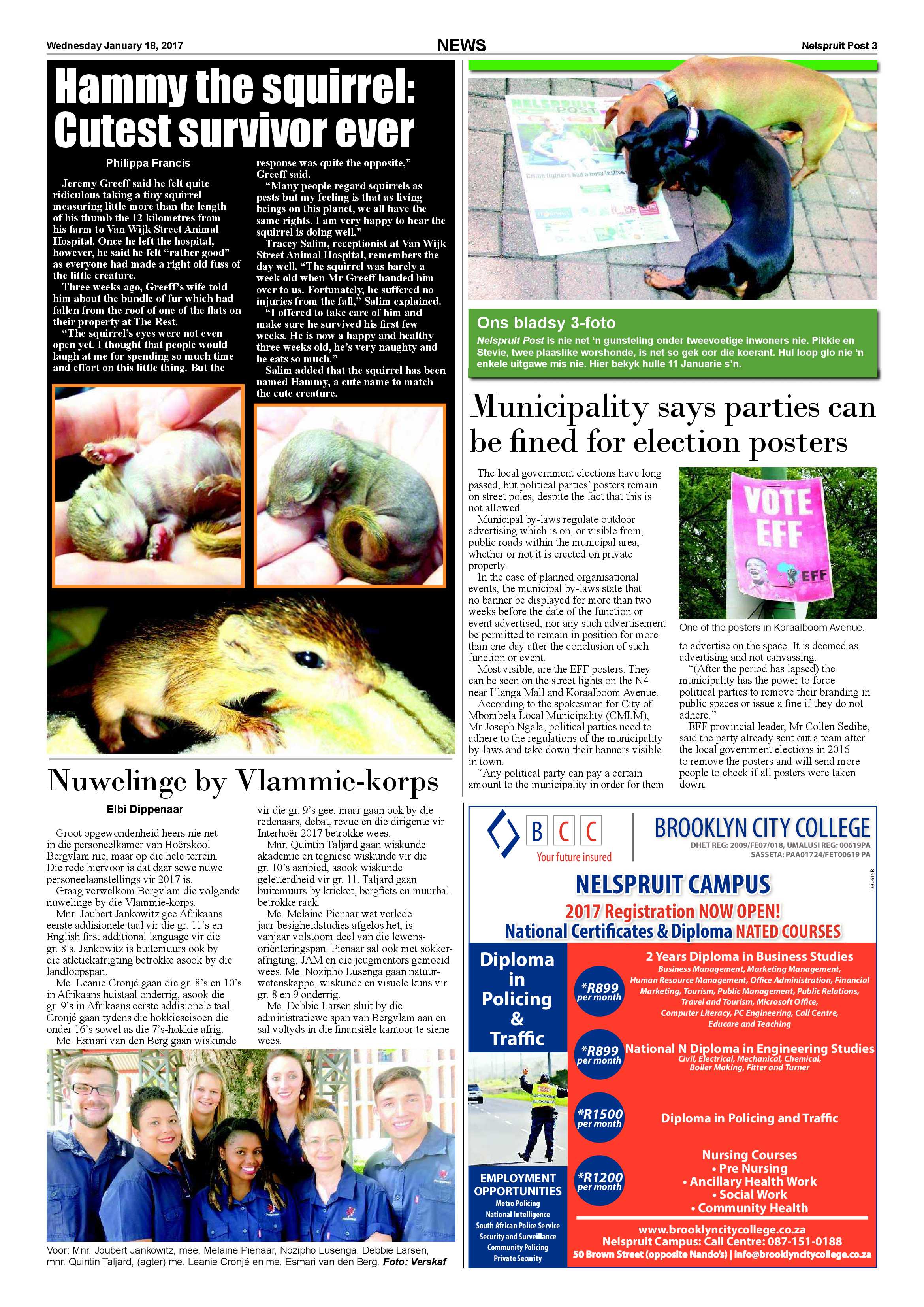 Nelspruit Post 18 January 2016 page 3