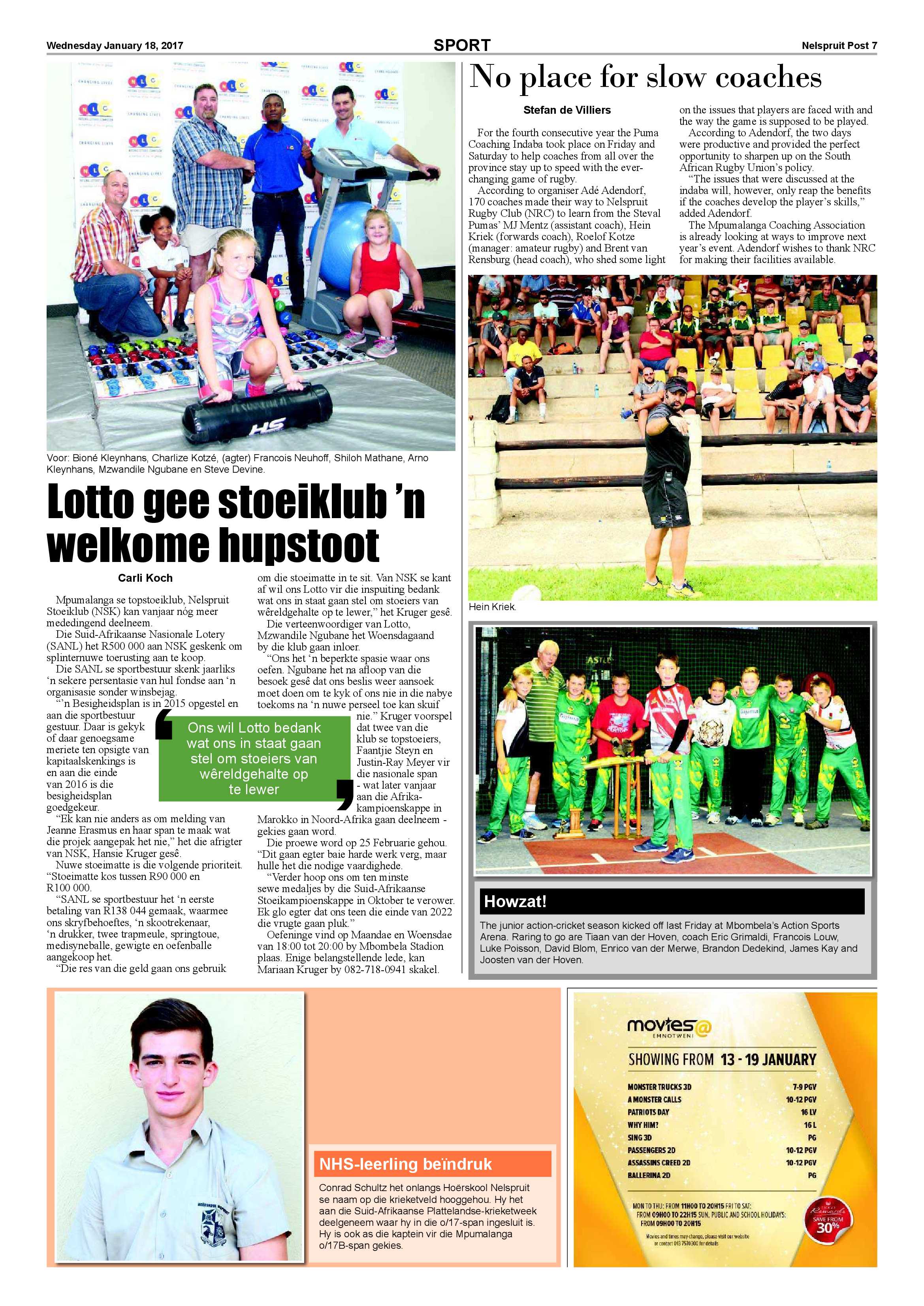 Nelspruit Post 18 January 2016 page 7