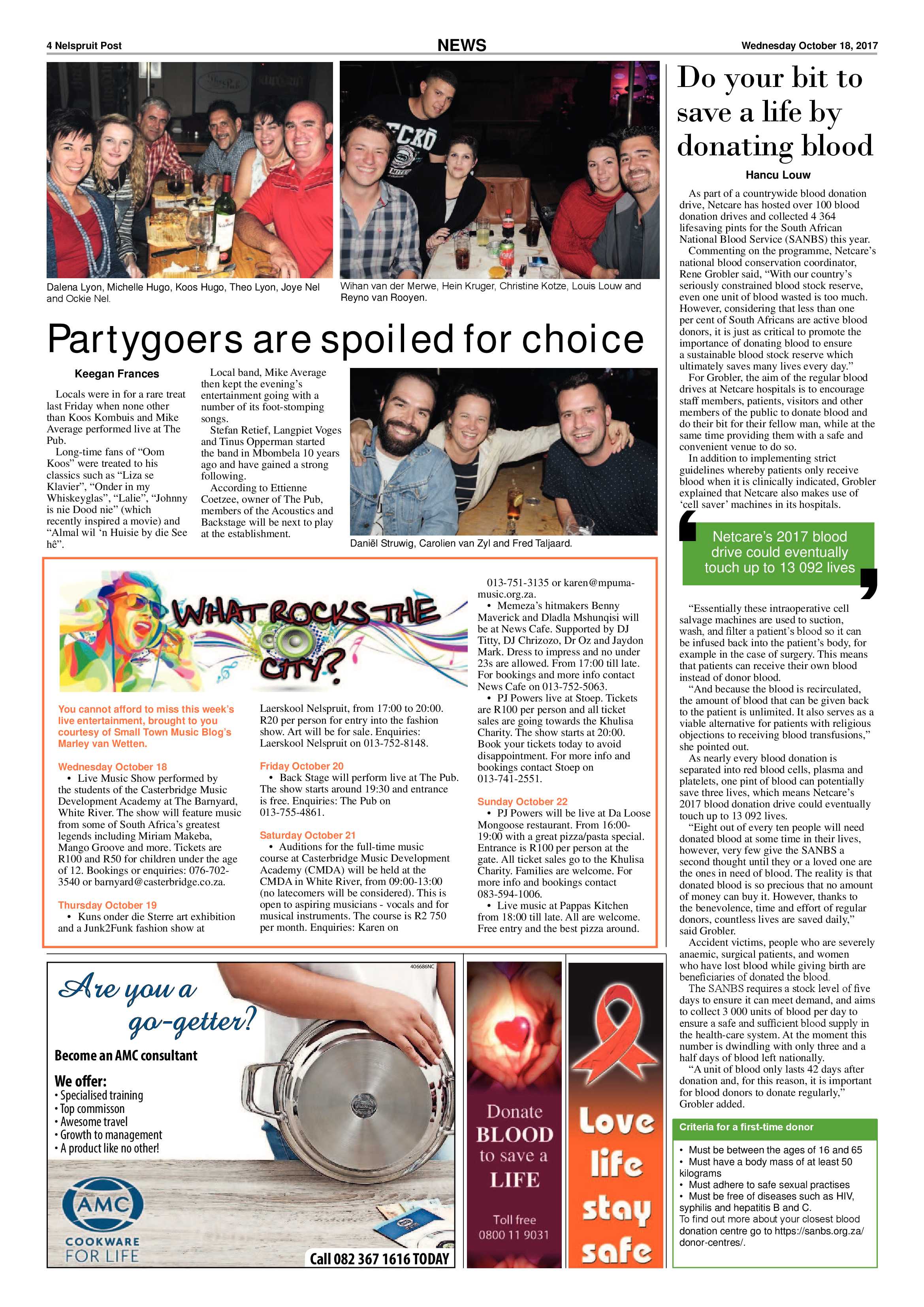 Nelspruit Post 18 October 2017 page 4