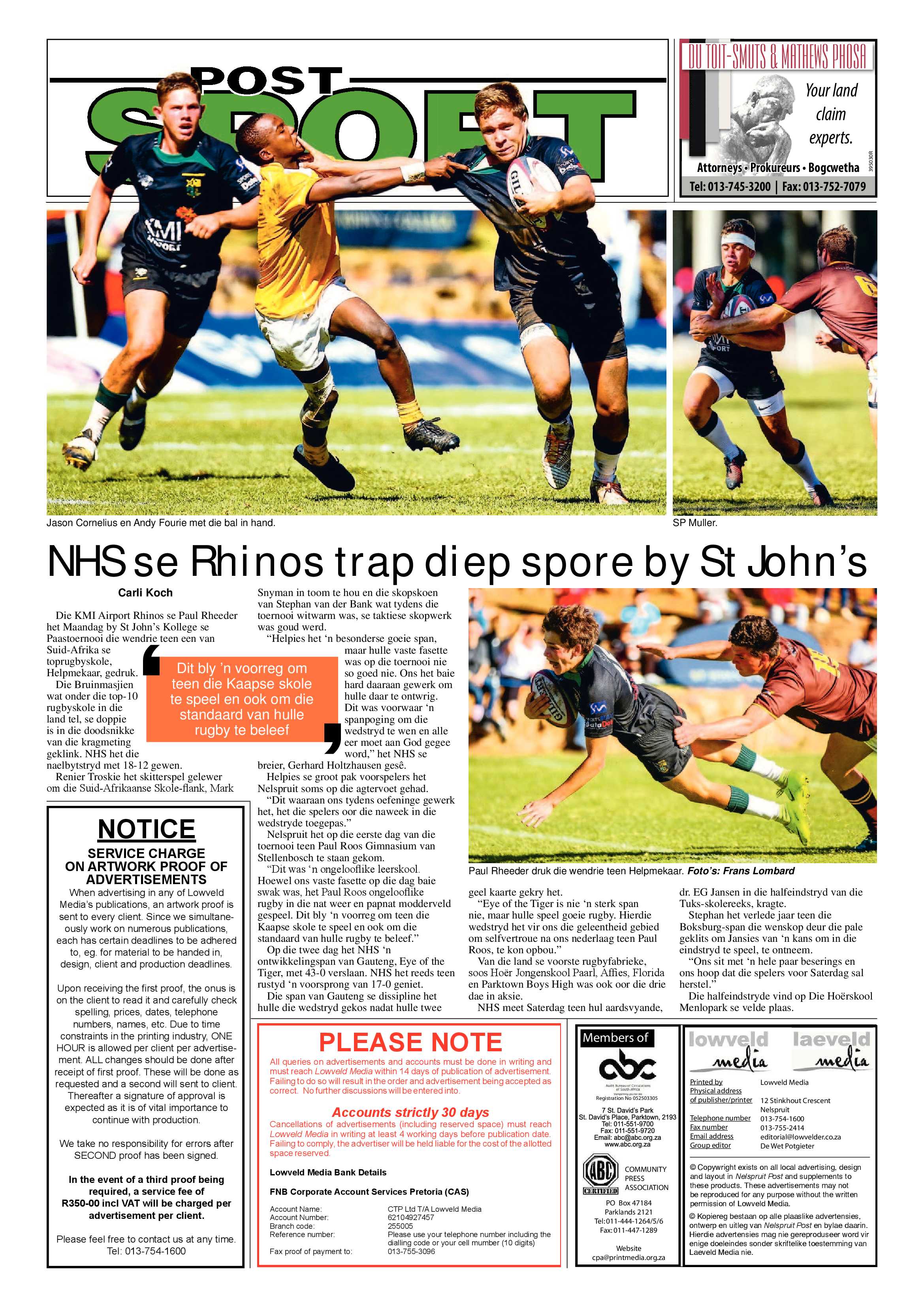 Nelspruit Post 19 April 2017 page 8