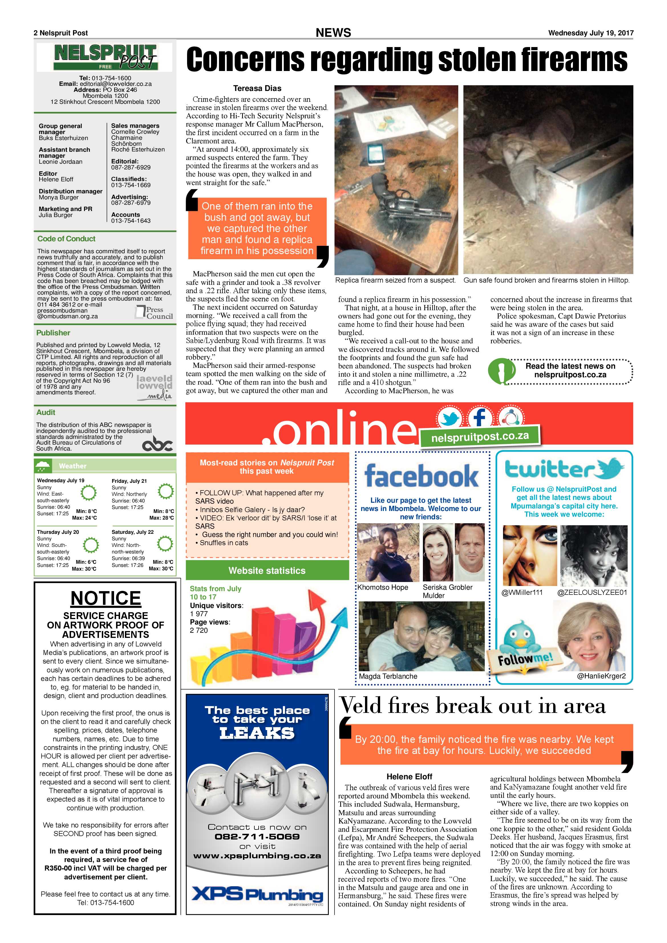 Nelspruit Post 19 July 2017 page 2