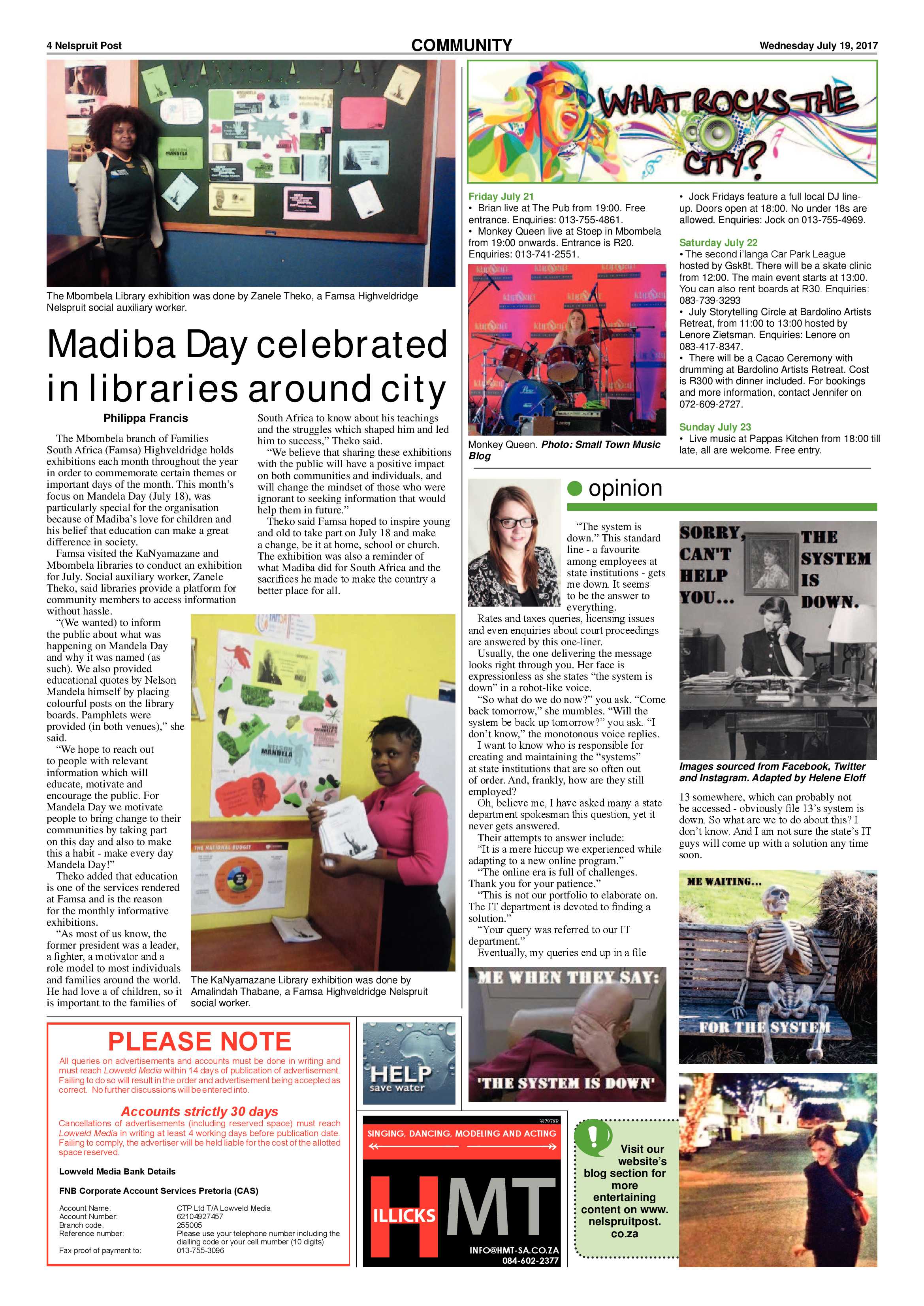Nelspruit Post 19 July 2017 page 4