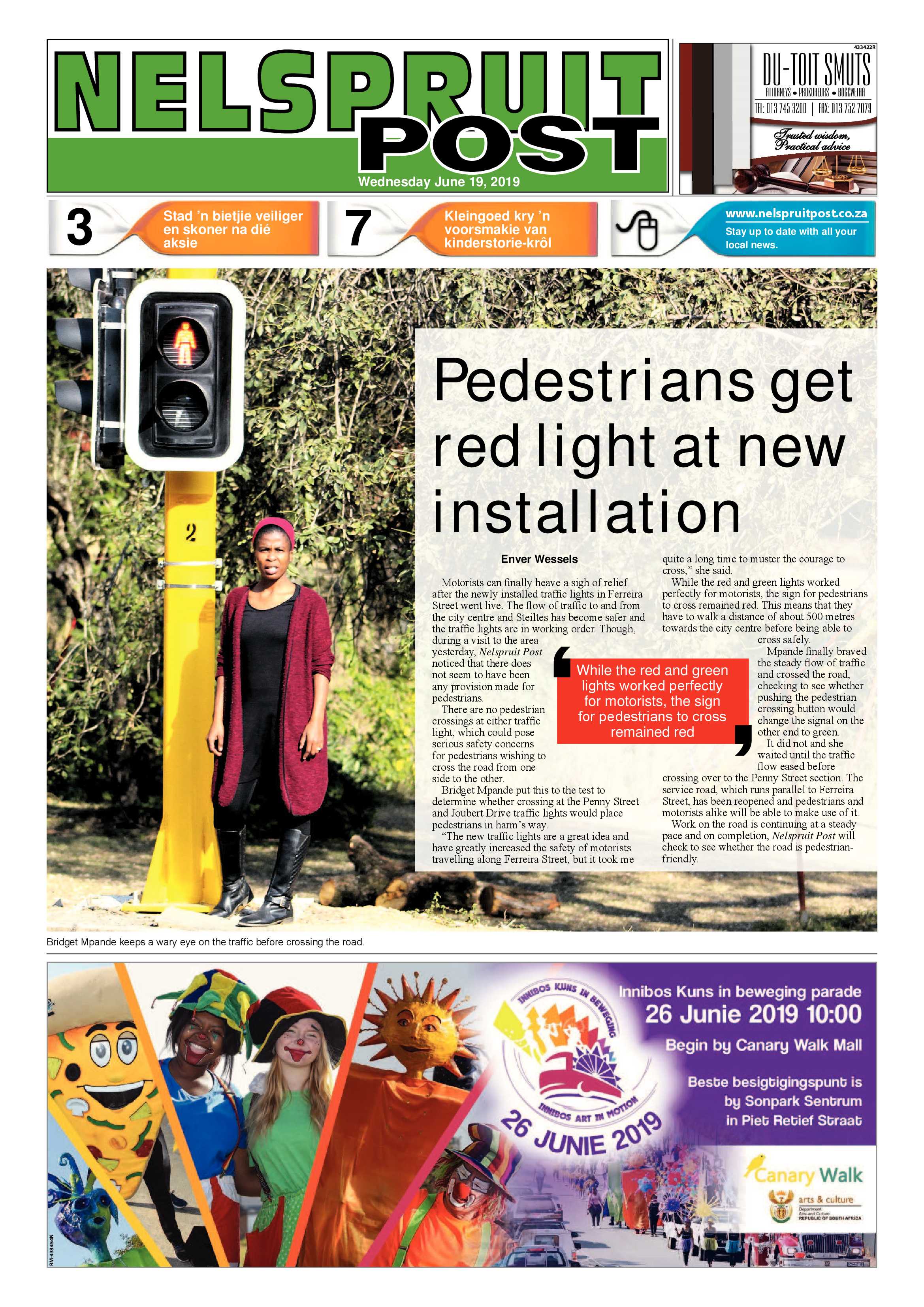 Nelspruit Post 19 June 2019 page 1
