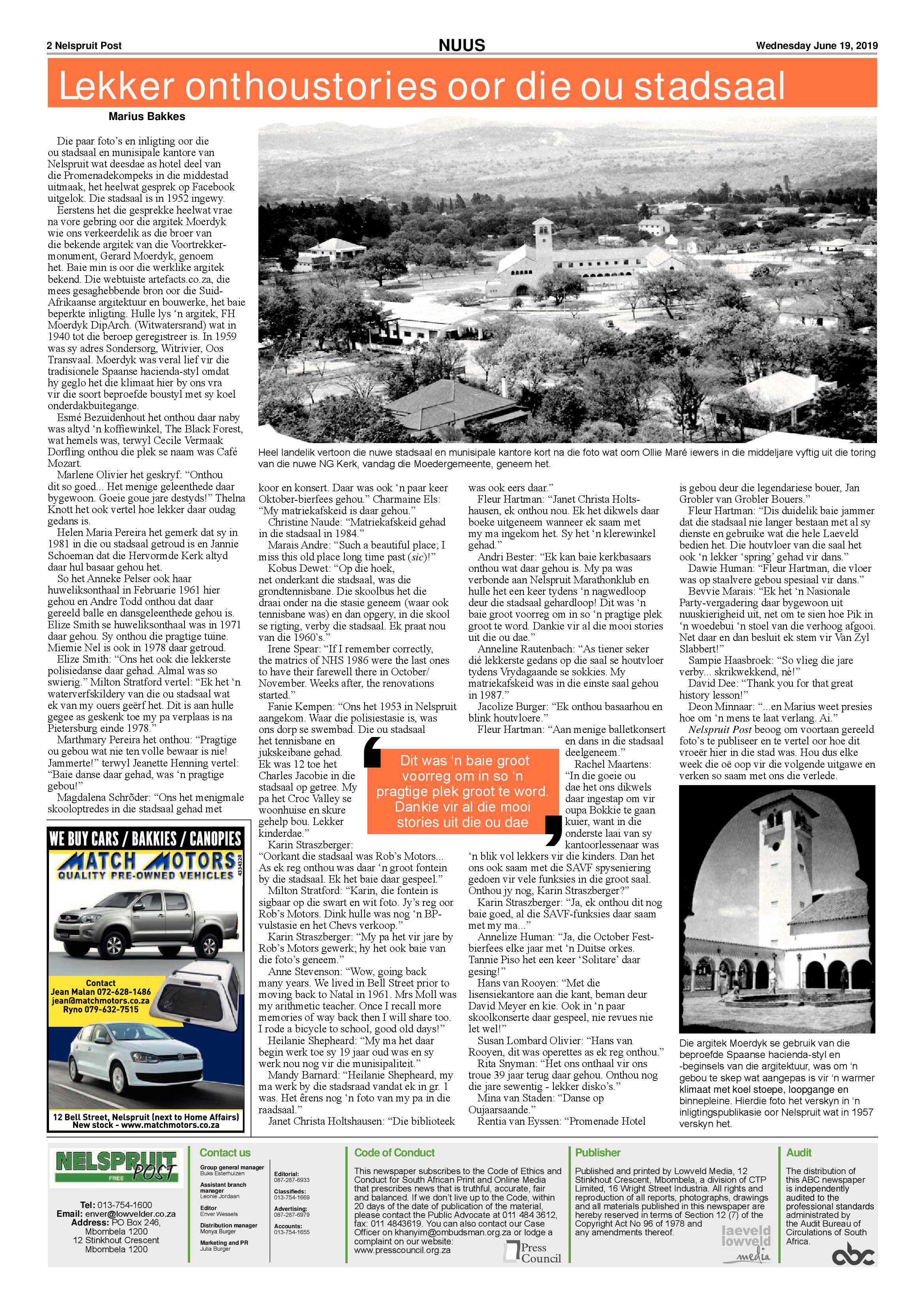 Nelspruit Post 19 June 2019 page 2