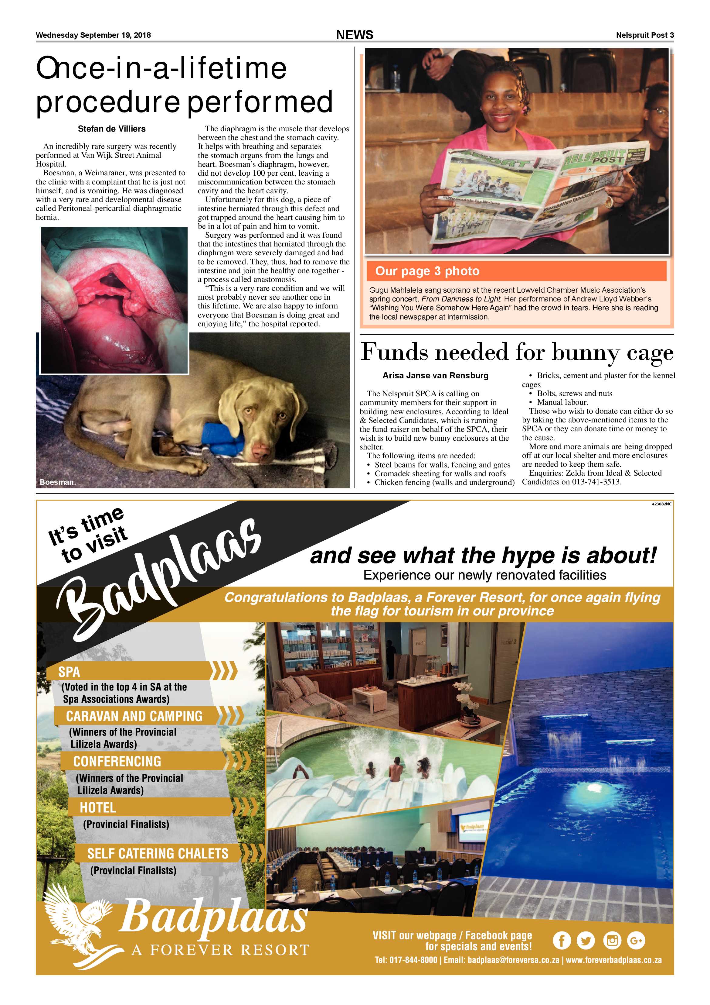 Nelspruit Post 19 September 2018 page 3
