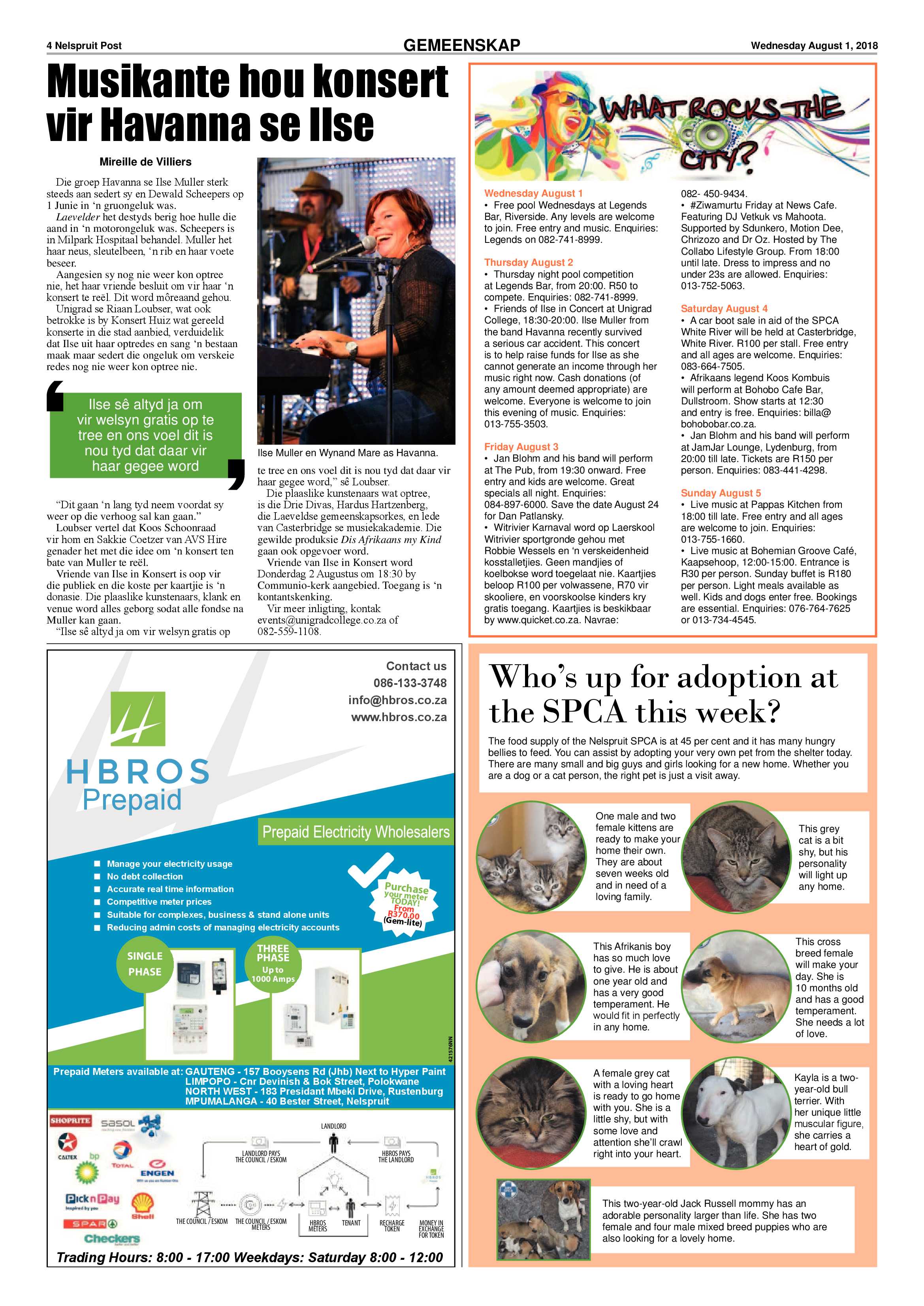 Nelspruit Post 1 August 2018 page 4