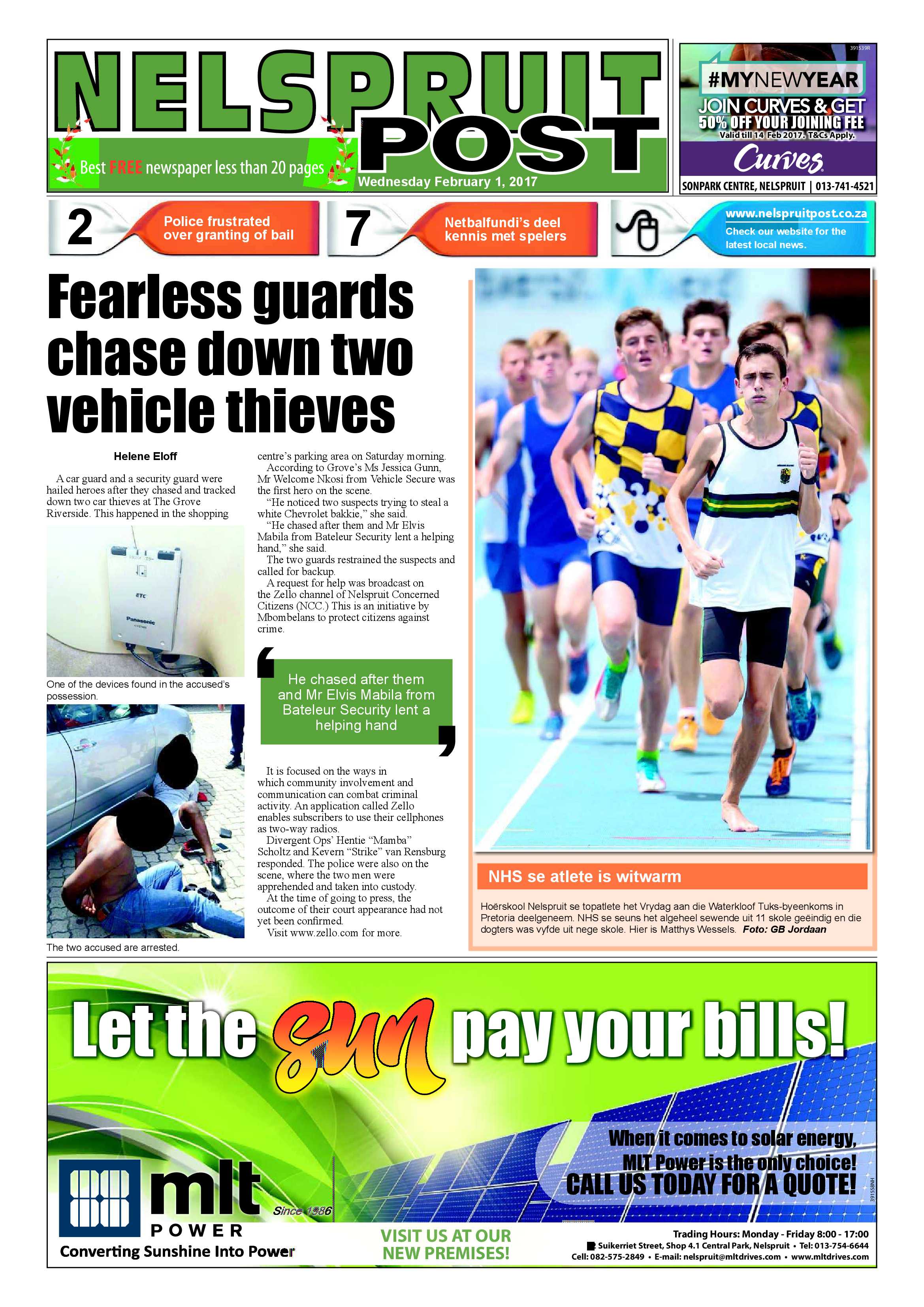 Nelspruit Post 1 February 2017 page 1