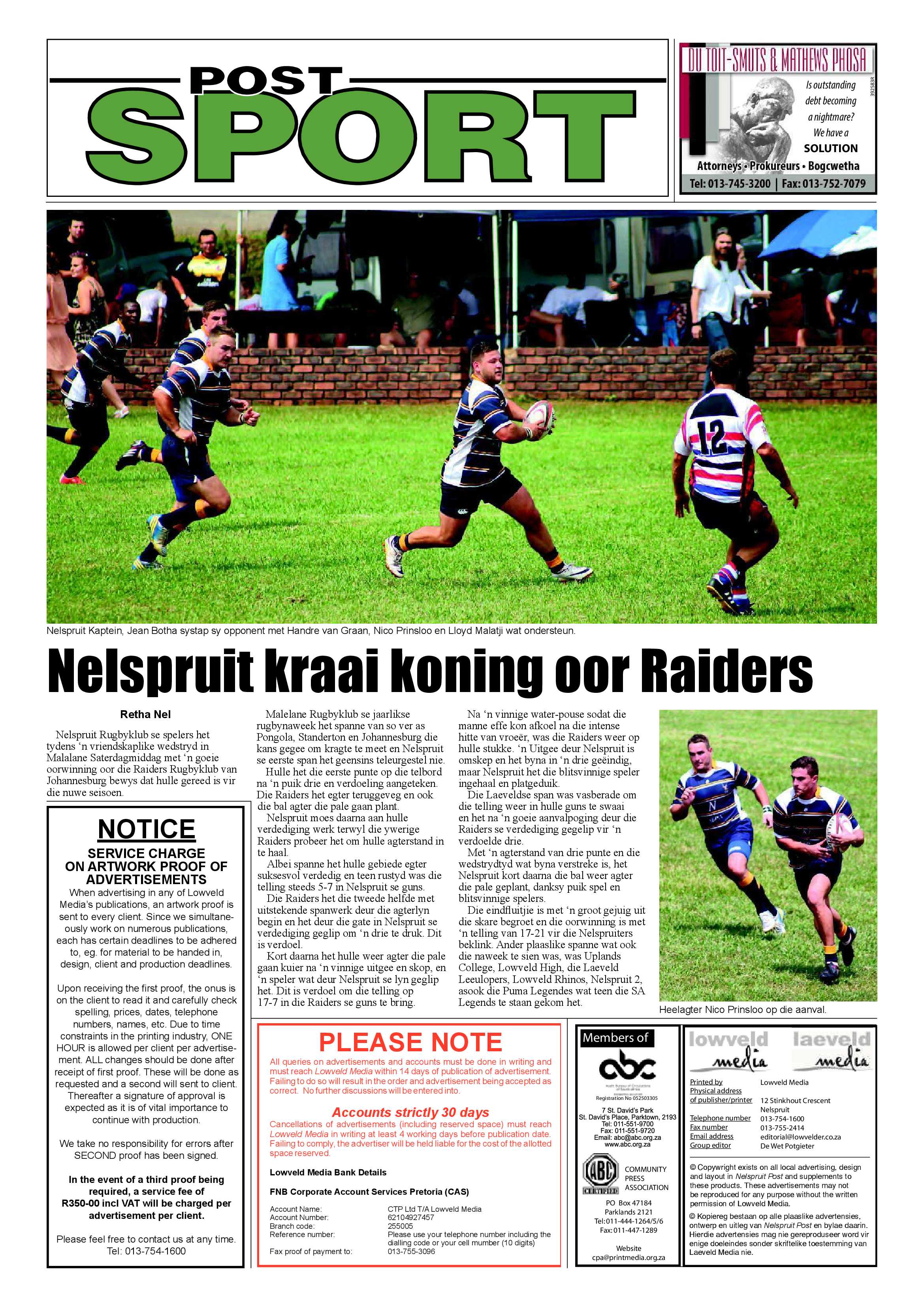 Nelspruit Post 1 March 2017 page 8