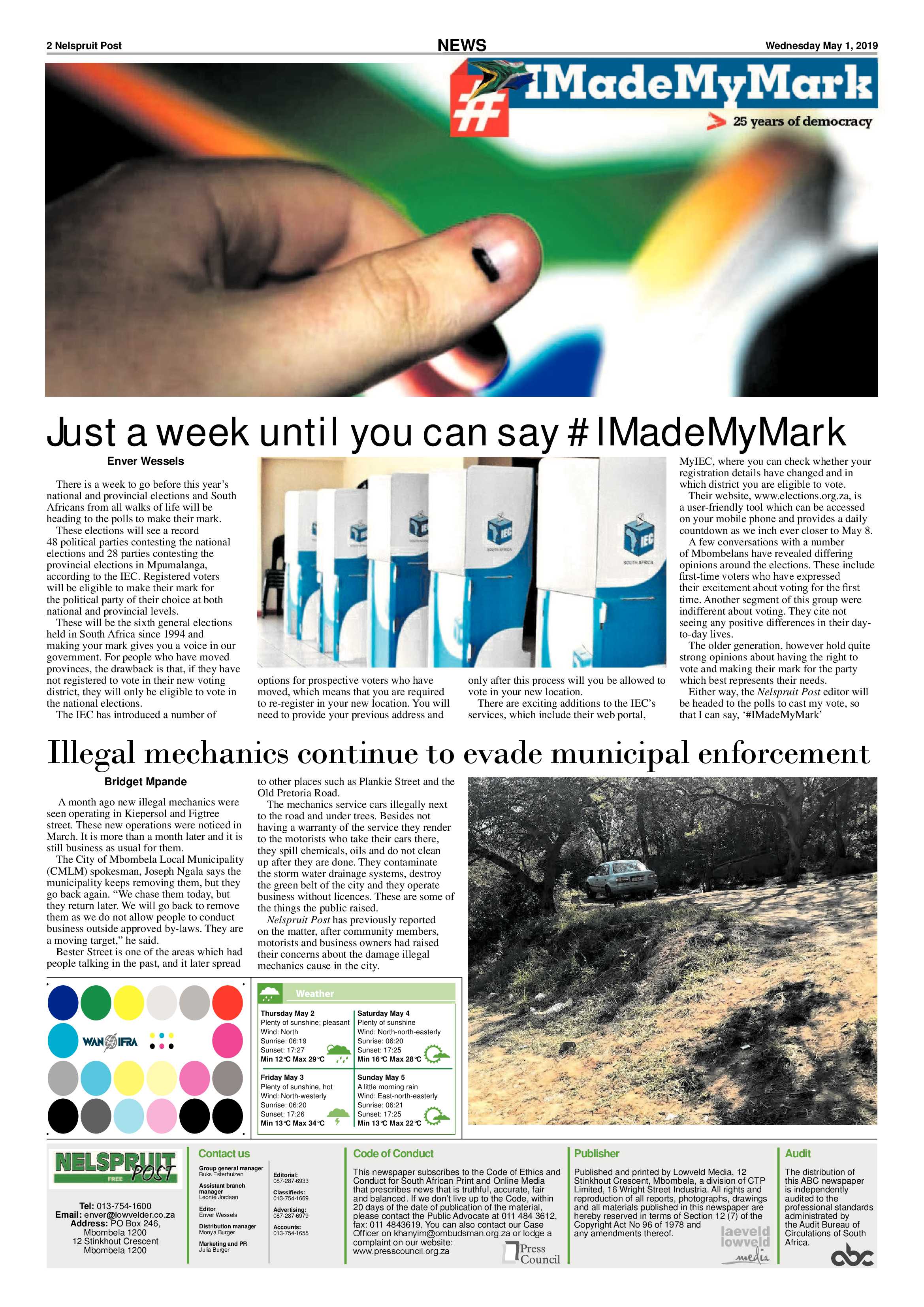 Nelspruit Post 1 May 2019 page 2